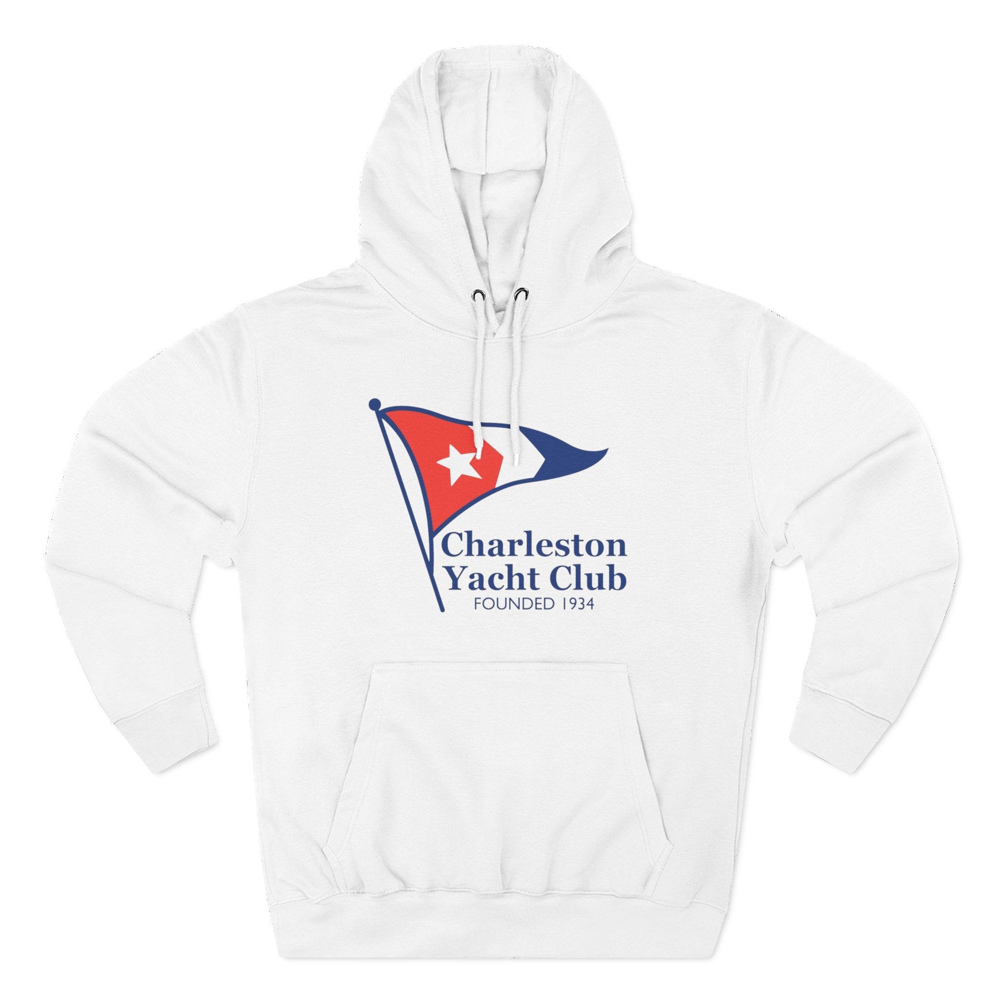 Charleston Yacht Club flag Hoodie | Nautical Sailing Club logo