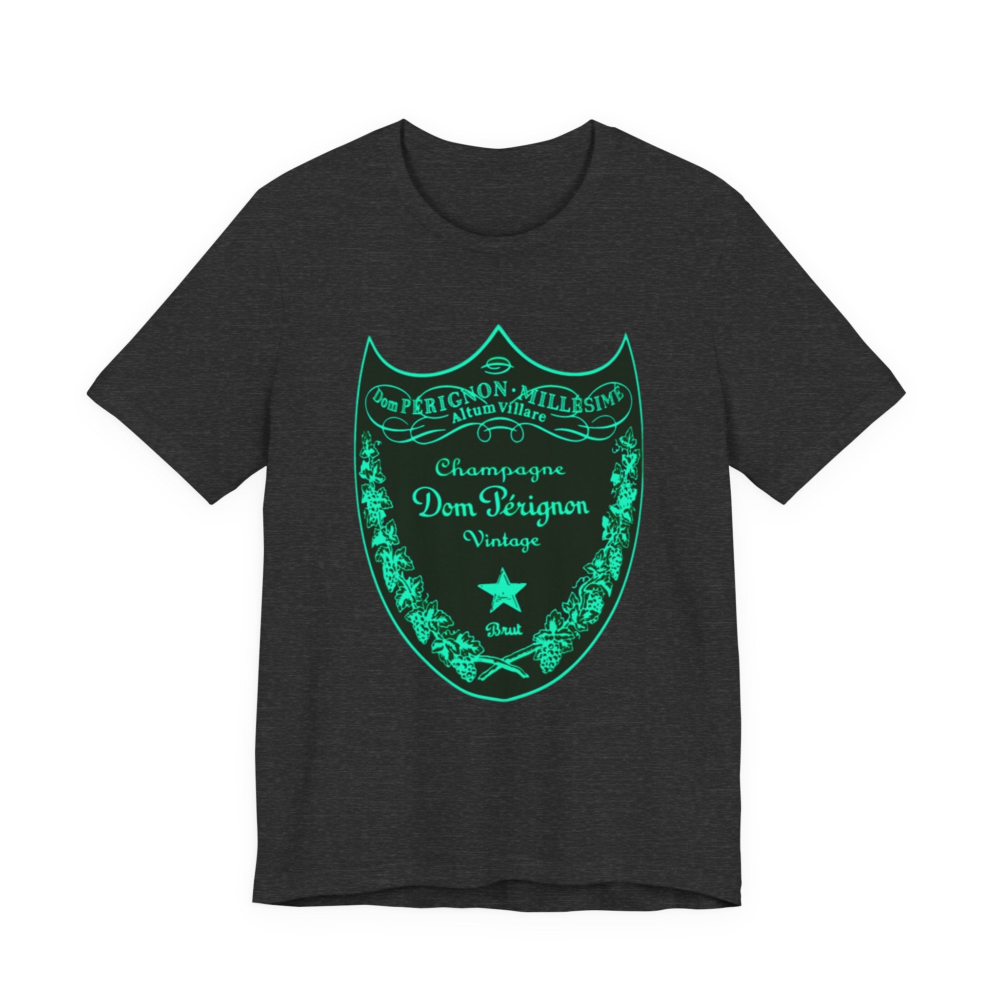 Neon Dom Pérignon Champagne Label  T-Shirt
