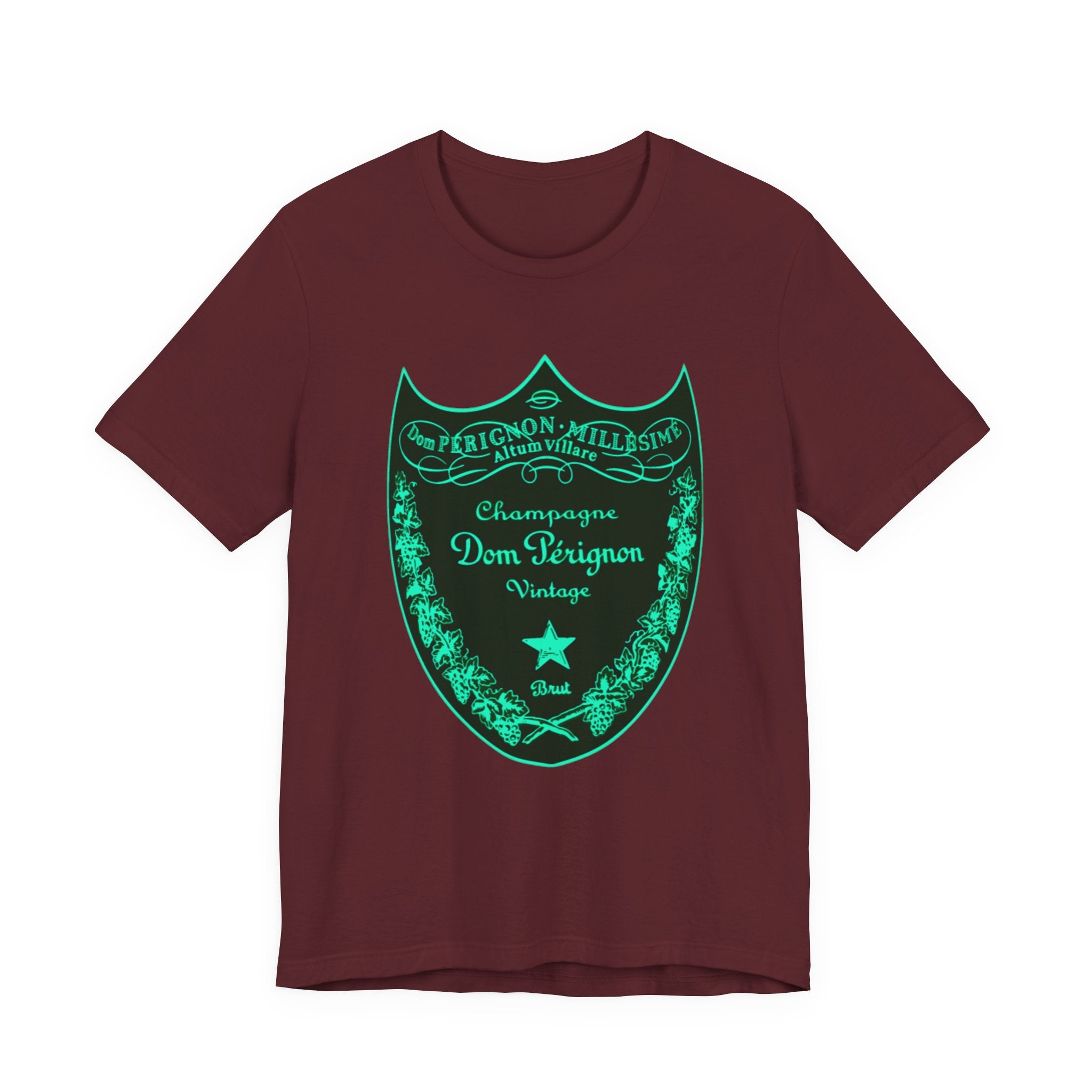 Neon Dom Pérignon Champagne Label  T-Shirt
