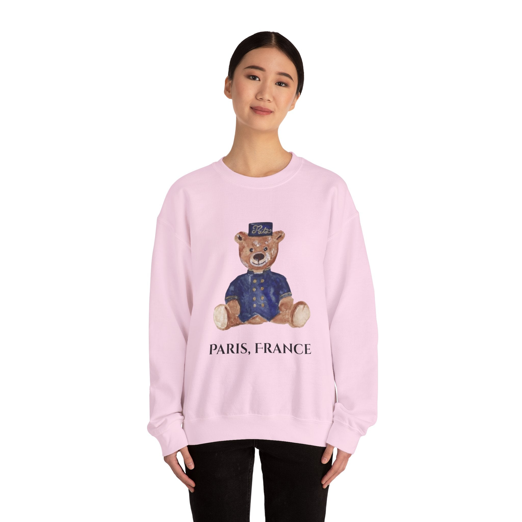 Vintage Ritz Paris Teddy Bear Sweatshirt | Paris, France