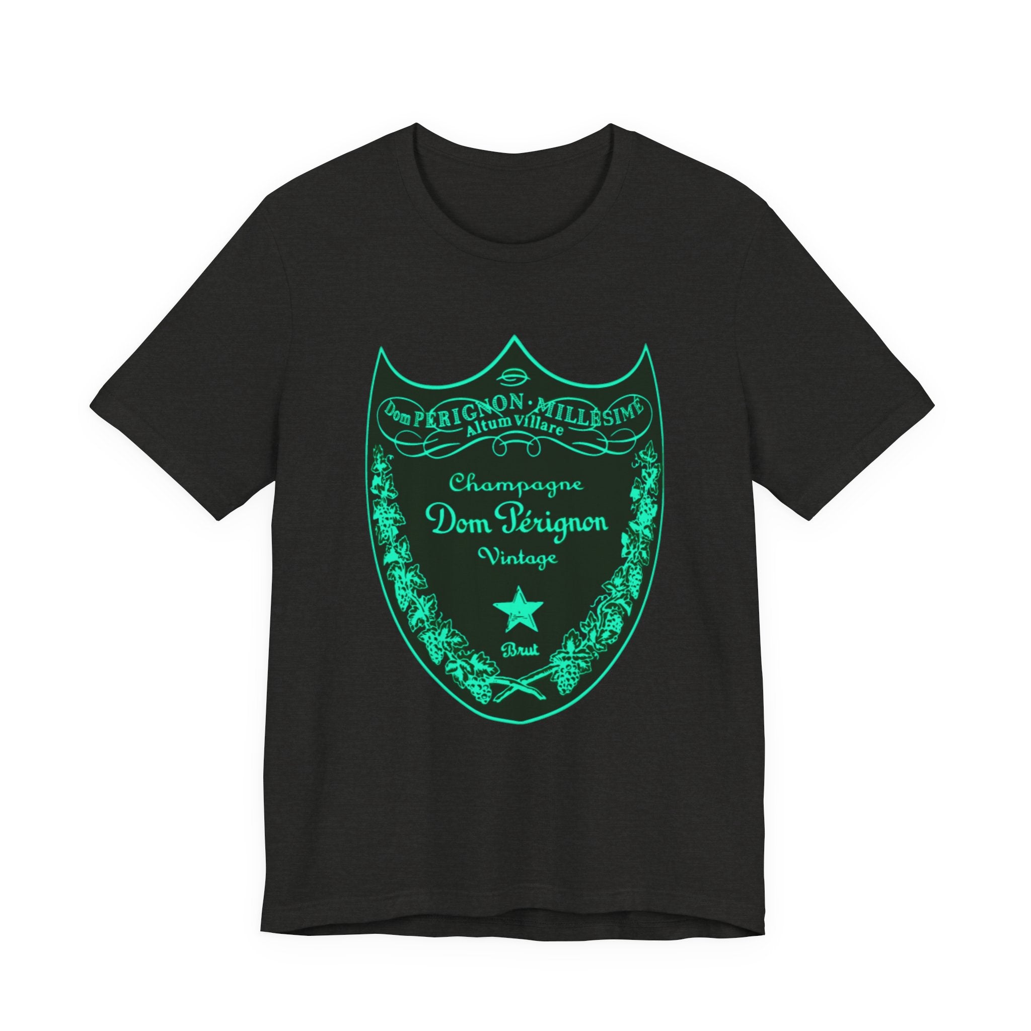 Neon Dom Pérignon Champagne Label  T-Shirt