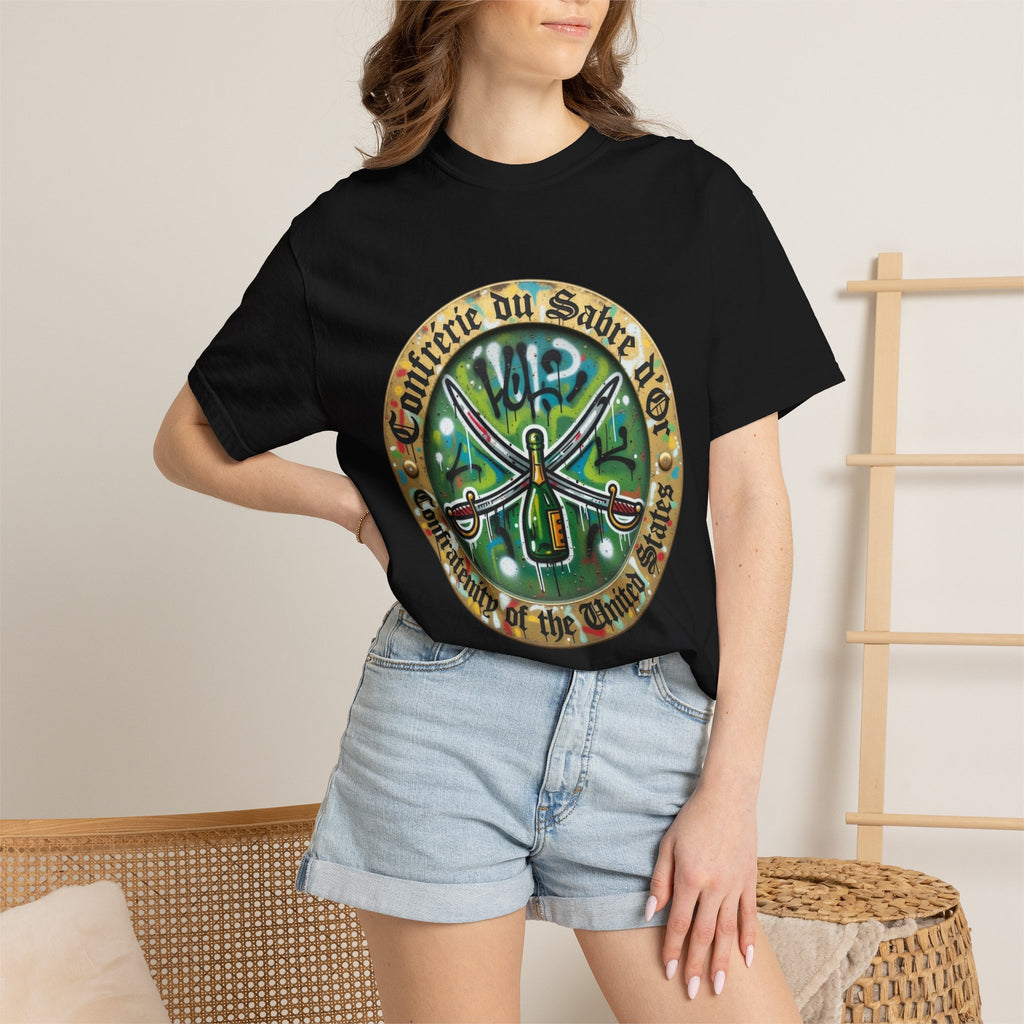 Graffiti Confrerie du Sabre d'Or logo T-shirt