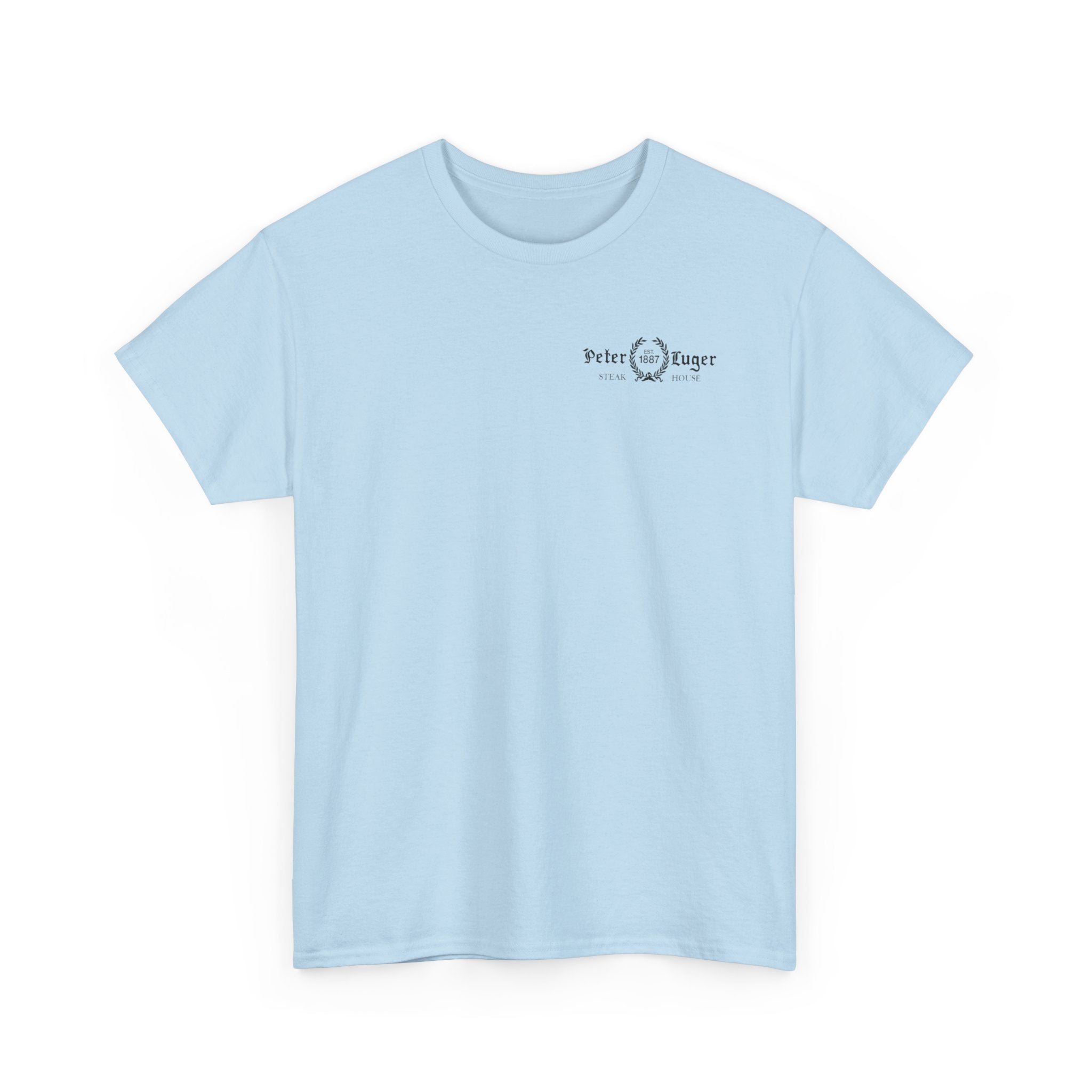 Peter Luger Vintage Butcher Cut Diagram T-Shirt | Porterhouse Steak Cow Diagram