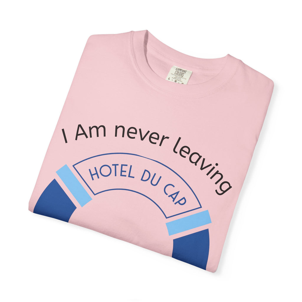 I Am Never Leaving life preserver T-shirt | Hotel Du Cap Eden-Roc beach