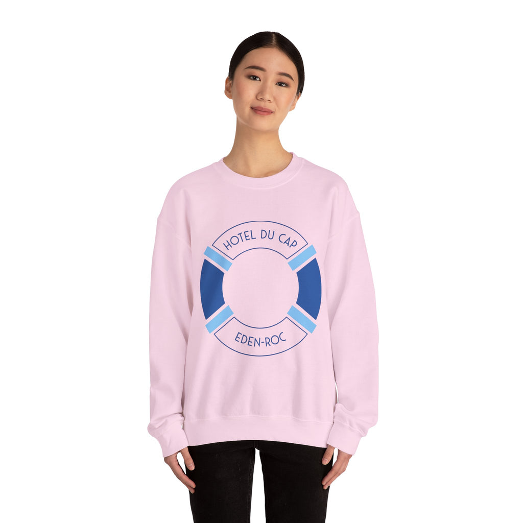 Hotel du Cap Eden-Roc Lifesaver Crewneck Sweatshirt | Nautical Resort Design