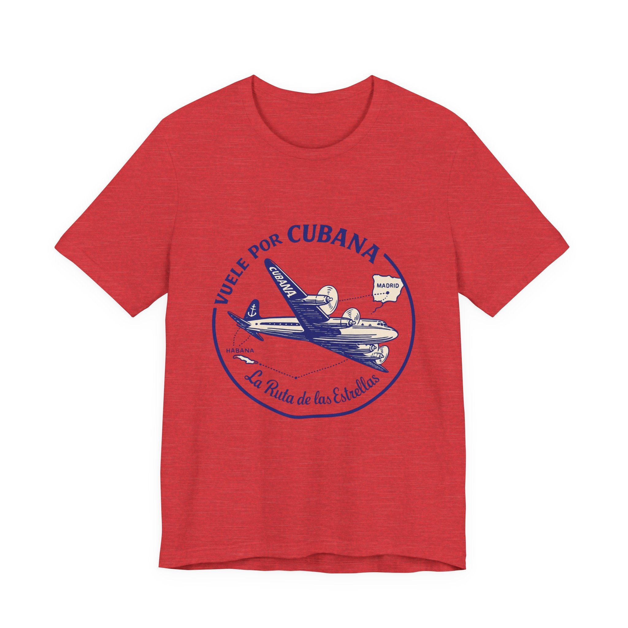 Vintage Cubana Travel, Vintage Jet Plane T-Shirt, Perfect Gift for Travelers, Vacation Outfit, Retro Aviation Style