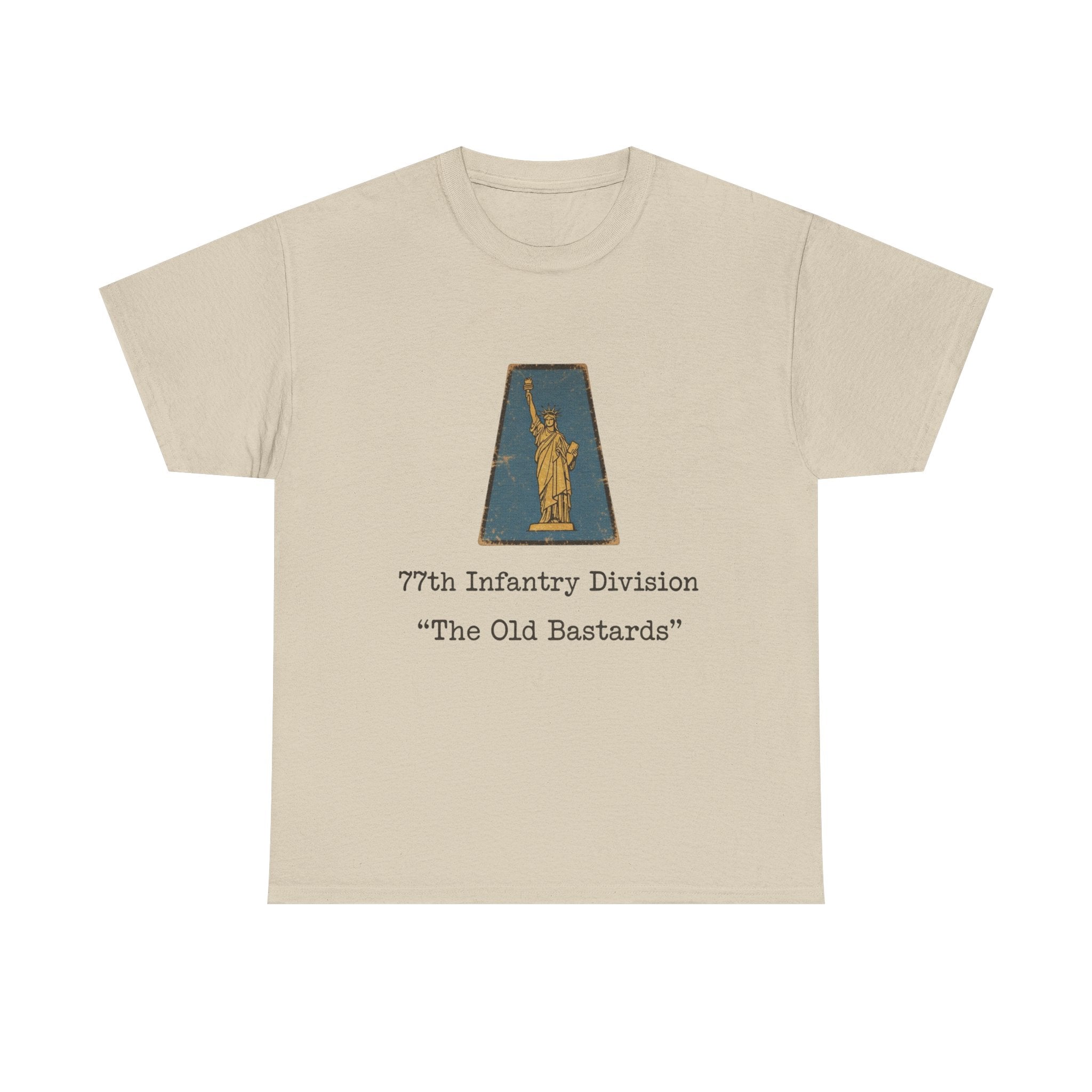 WWII WW2 77th Infantry Division "The Old Bastards" T-Shirt | Military Unit Tee