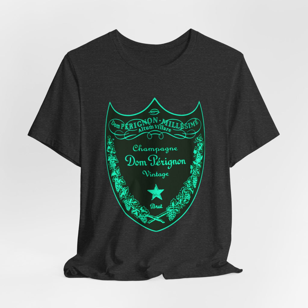 Neon Dom Pérignon Champagne Label  T-Shirt
