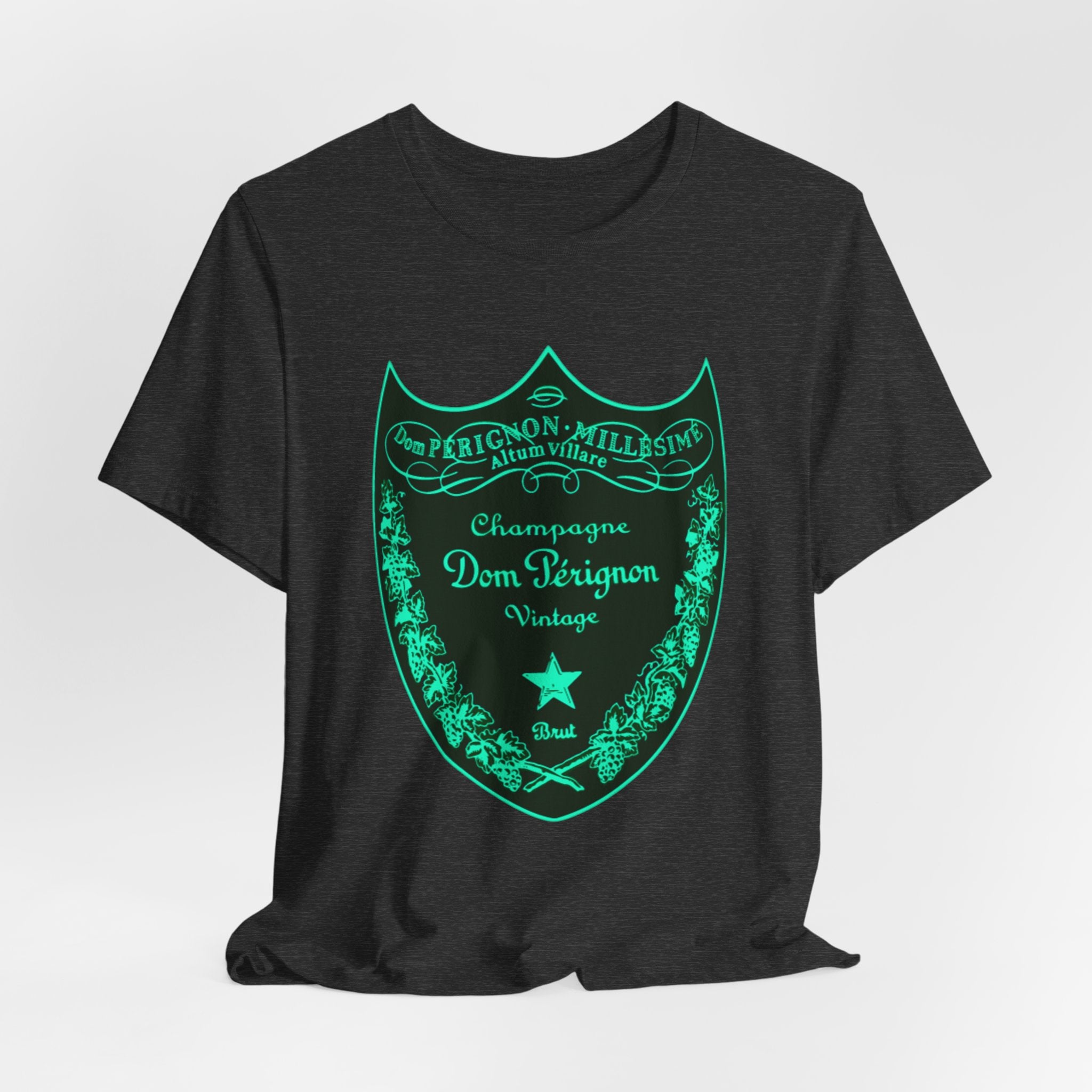 Neon Dom Pérignon Champagne Label  T-Shirt