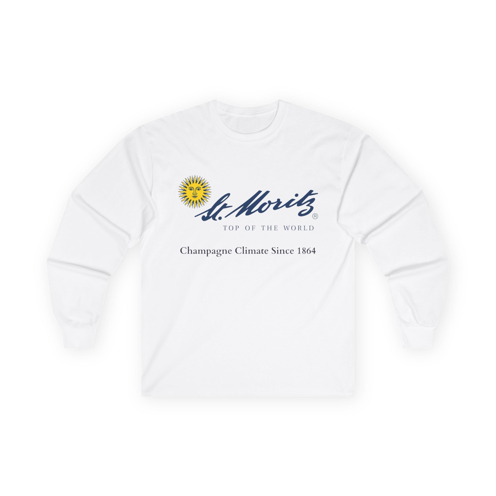 St. Moritz Vintage Logo - Top of the World, Long Sleeve
