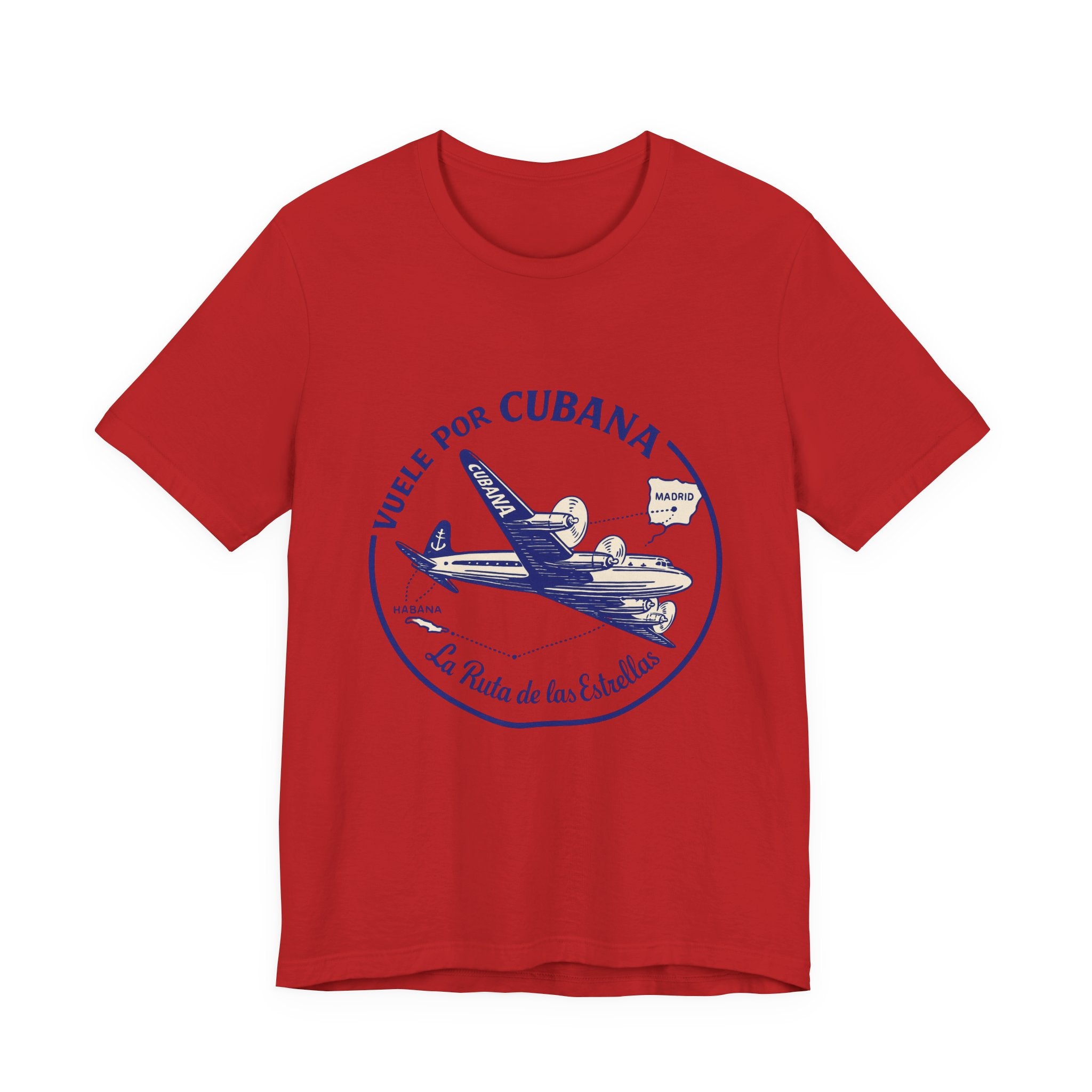 Vintage Cubana Travel, Vintage Jet Plane T-Shirt, Perfect Gift for Travelers, Vacation Outfit, Retro Aviation Style