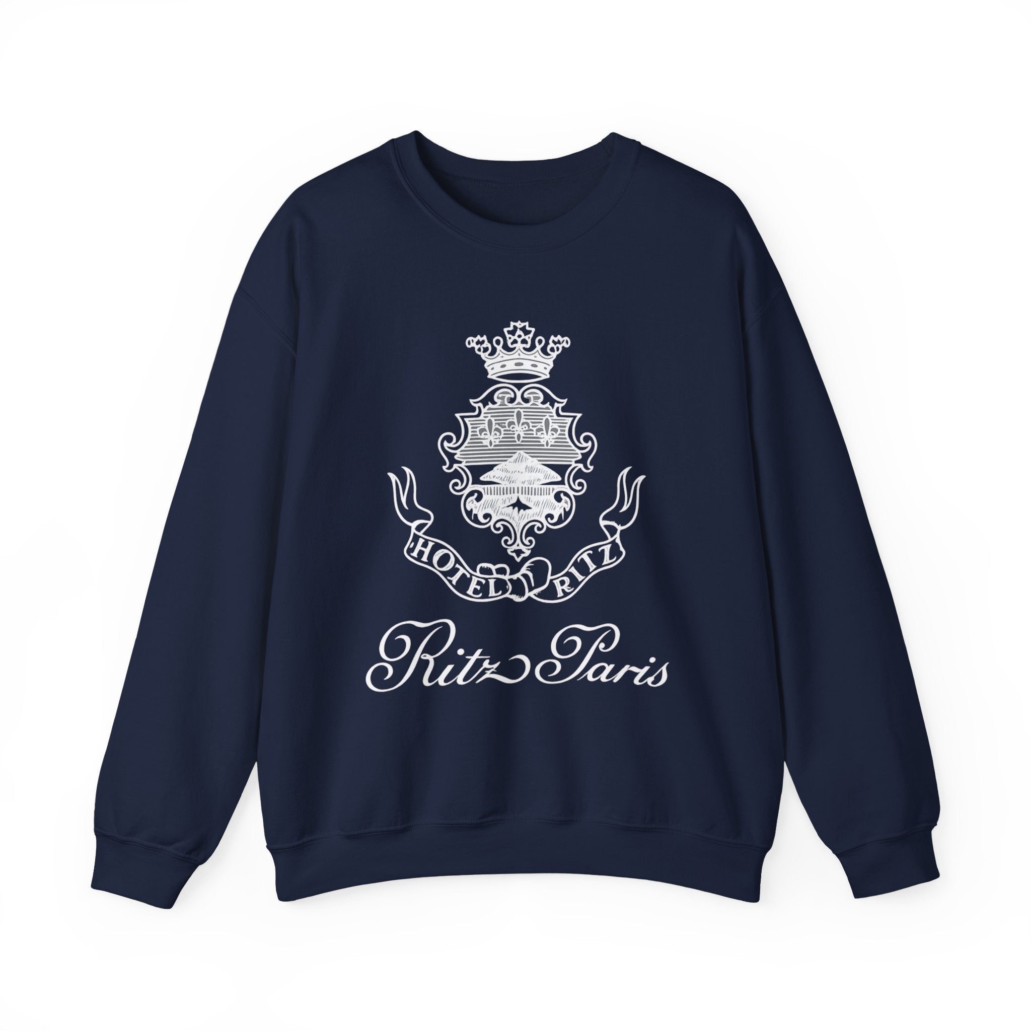 Ritz Paris Sweatshirt with Vintage Crest Logo