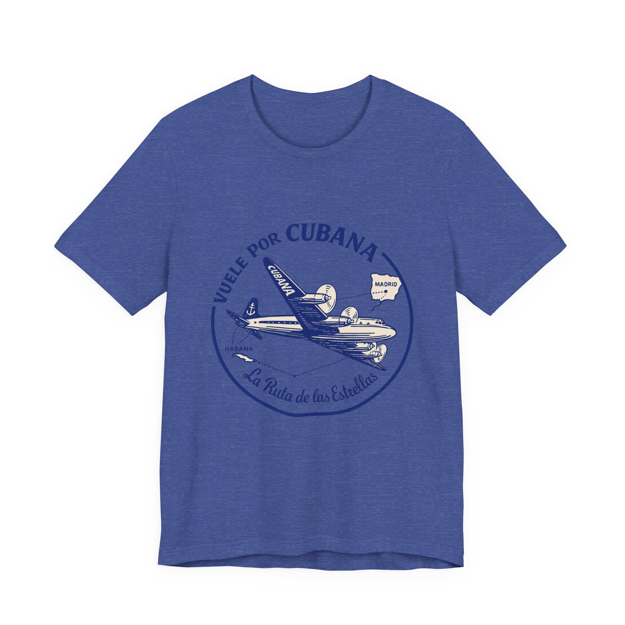 Vintage Cubana Travel, Vintage Jet Plane T-Shirt, Perfect Gift for Travelers, Vacation Outfit, Retro Aviation Style
