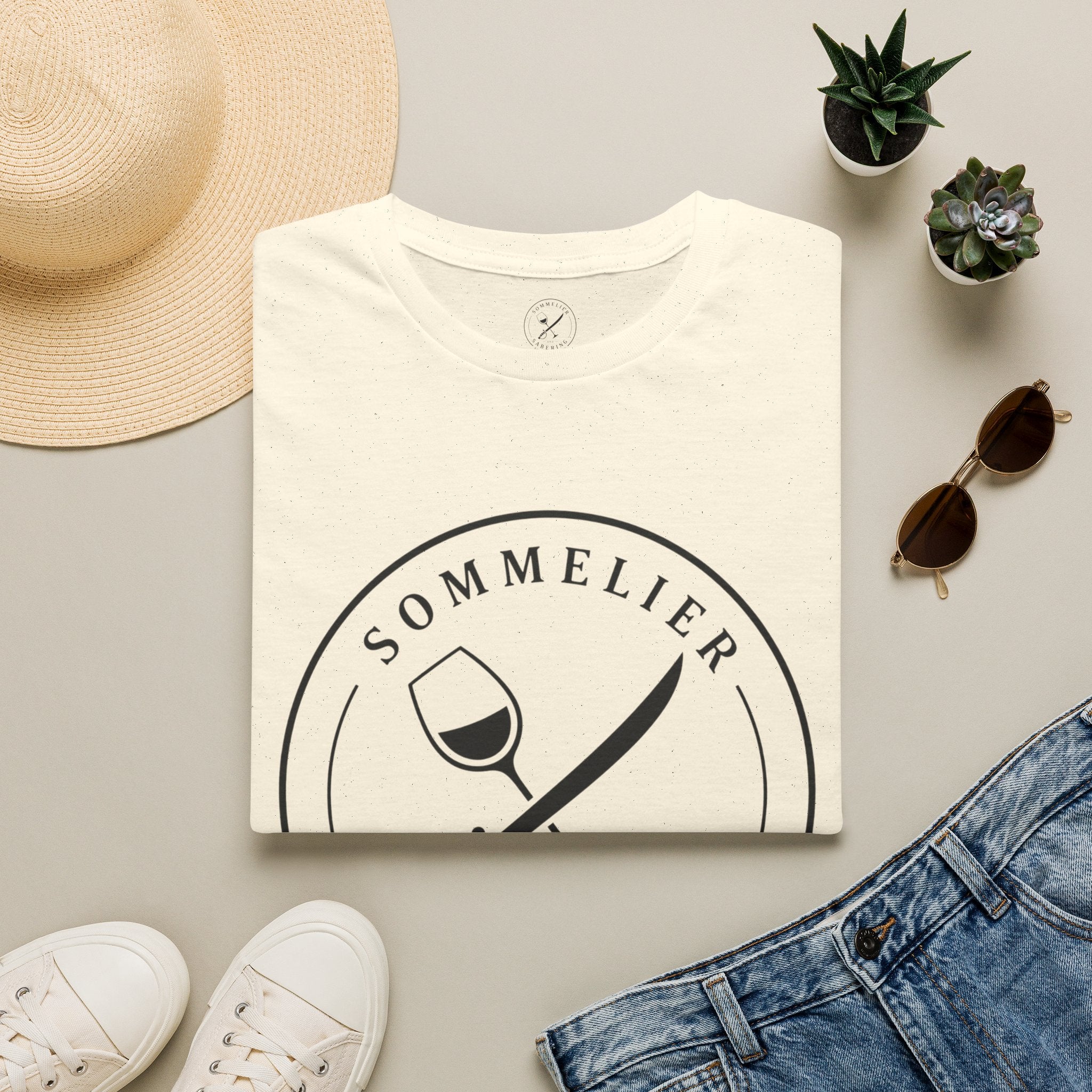 Sommelier and Sabering logo T-Shirt