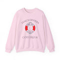 French Riviera Lifesaver Crewneck Sweatshirt | Côte d'Azur Nautical Design