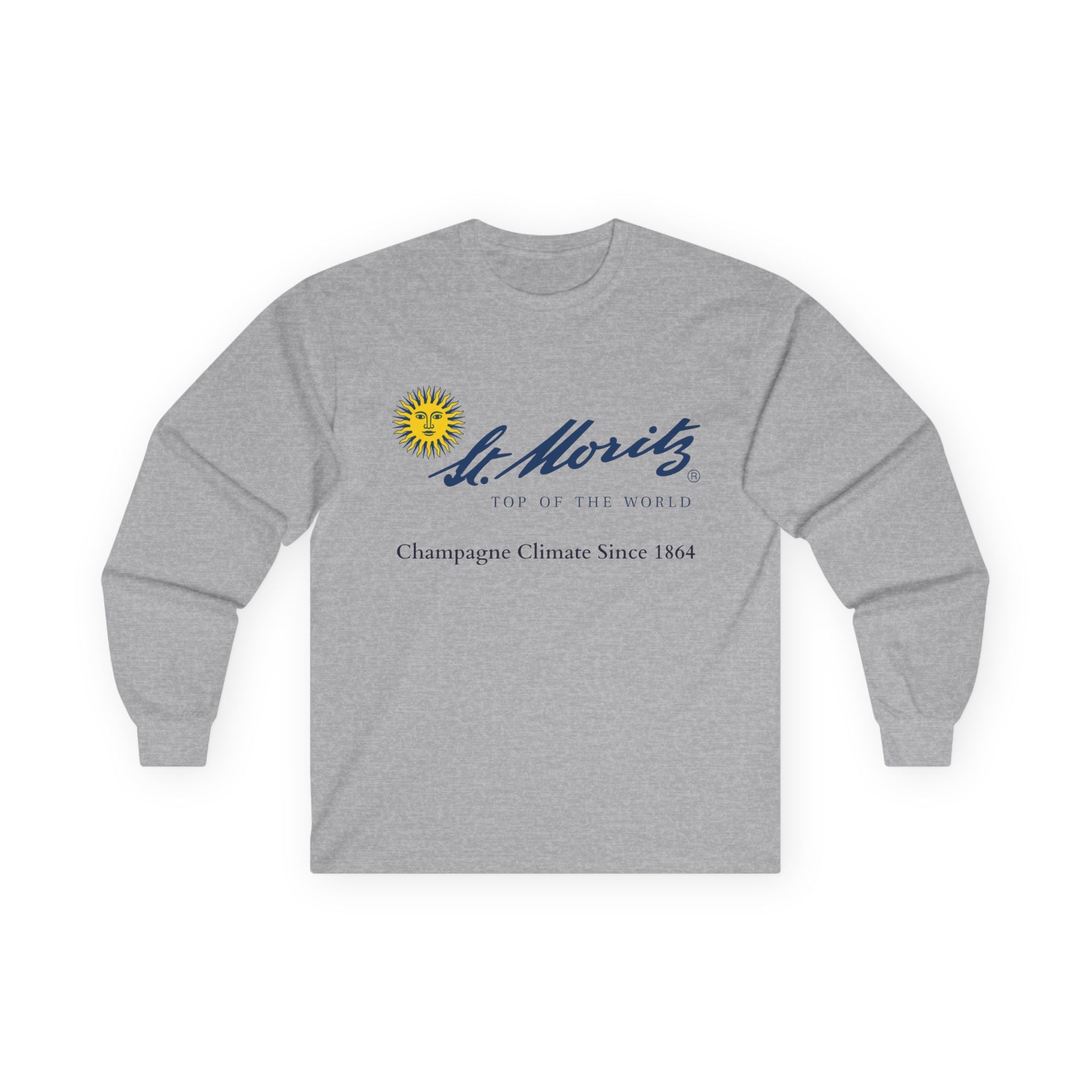 St. Moritz Vintage Logo - Top of the World, Long Sleeve