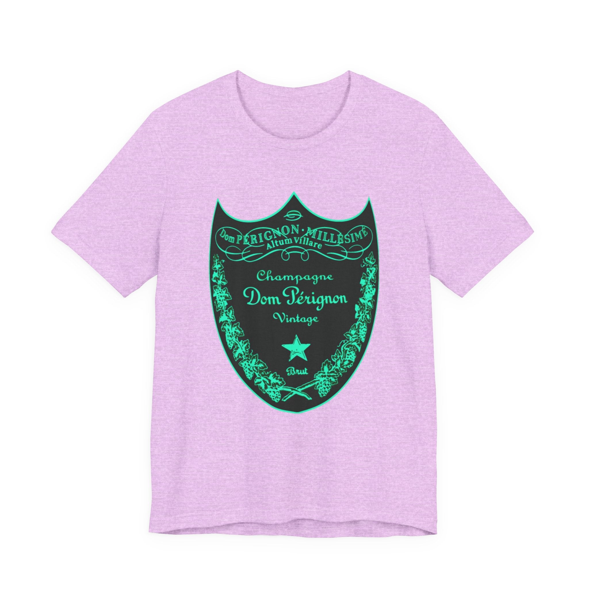 Neon Dom Pérignon Champagne Label  T-Shirt