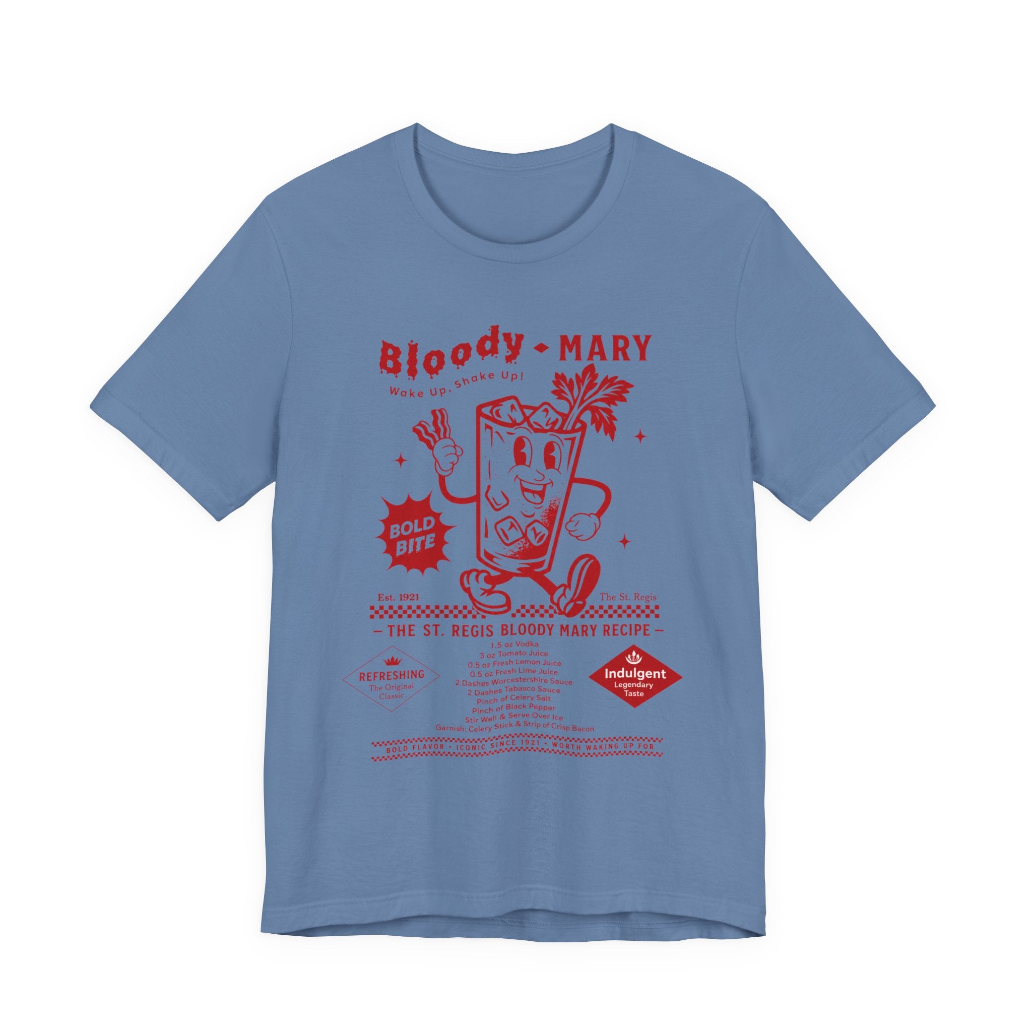 Bloody Mary cocktail recipe T-Shirt | Vintage St. Regis bar recipe