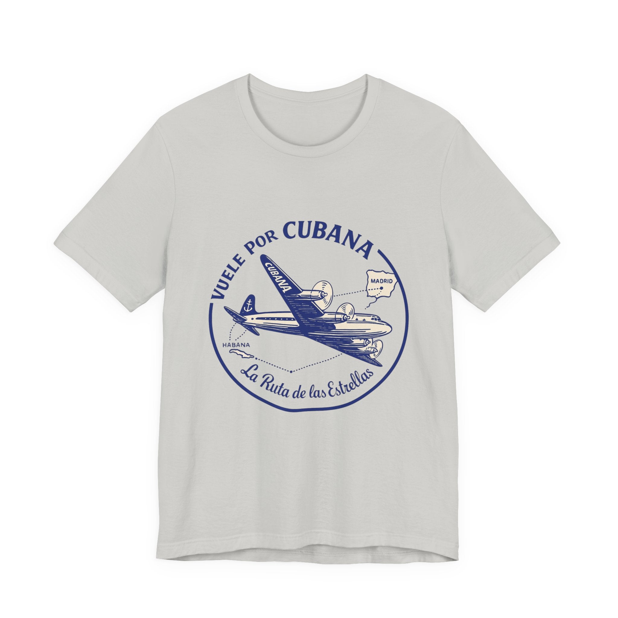 Vintage Cubana Travel, Vintage Jet Plane T-Shirt, Perfect Gift for Travelers, Vacation Outfit, Retro Aviation Style