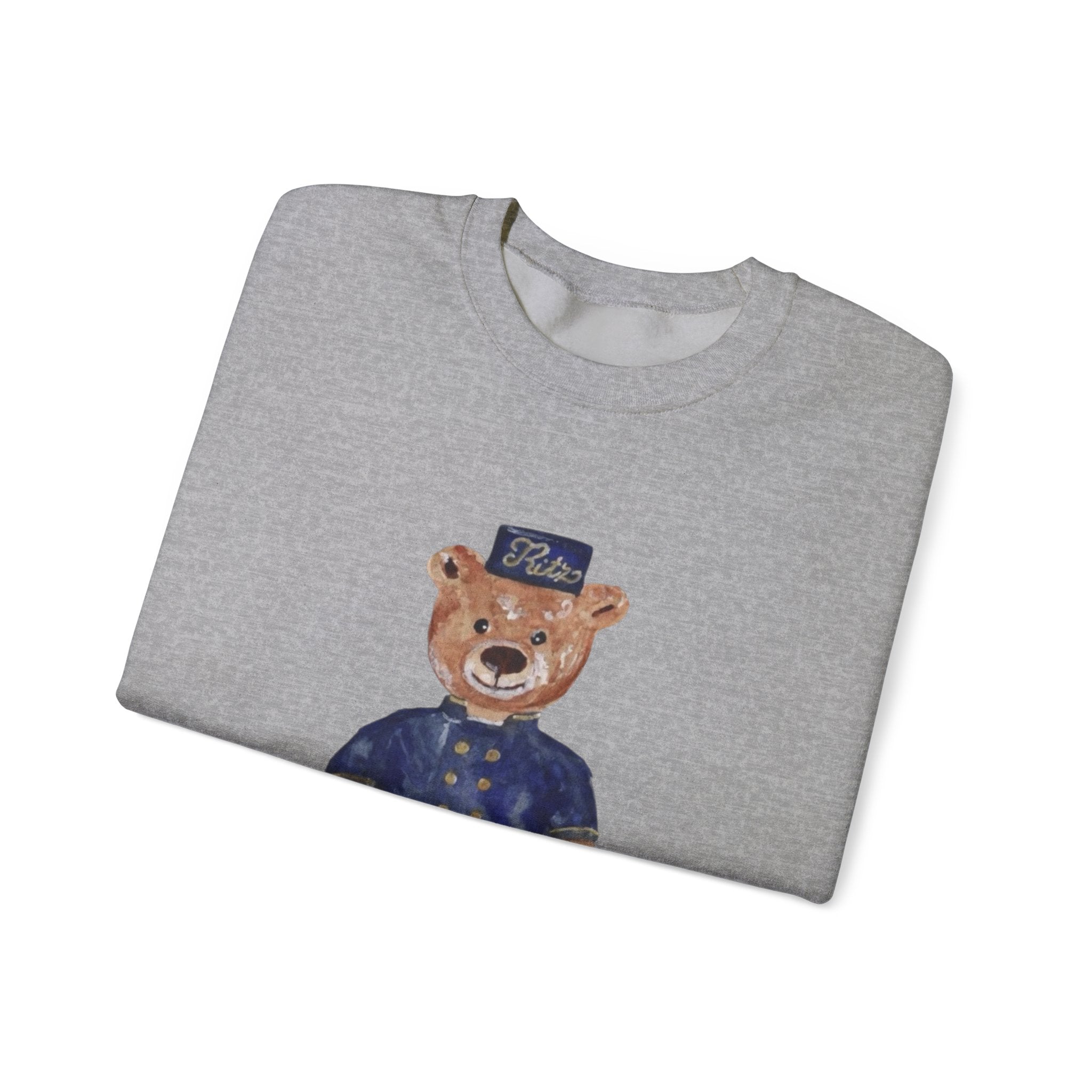 Vintage Ritz Paris Teddy Bear Sweatshirt | Paris, France