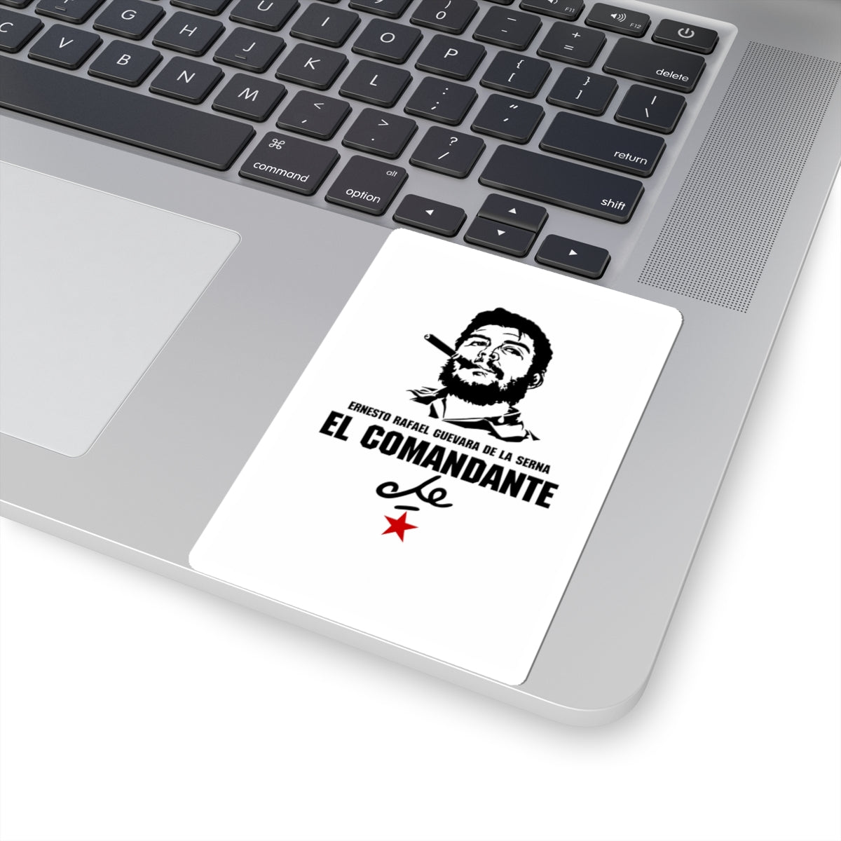 El Comandante Che Vinyl sticker | Guevara portrait, cigar, red star