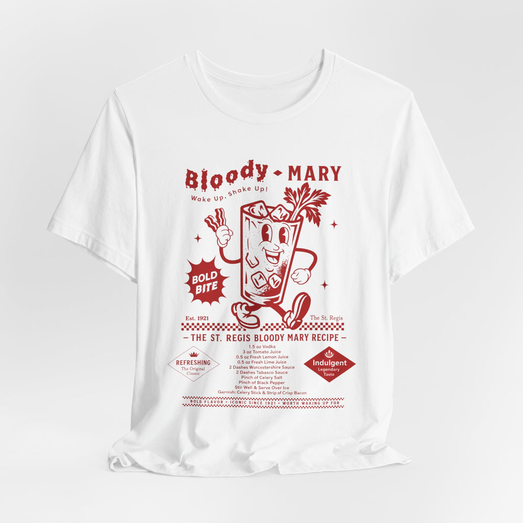 Bloody Mary cocktail recipe T-Shirt | Vintage St. Regis bar recipe