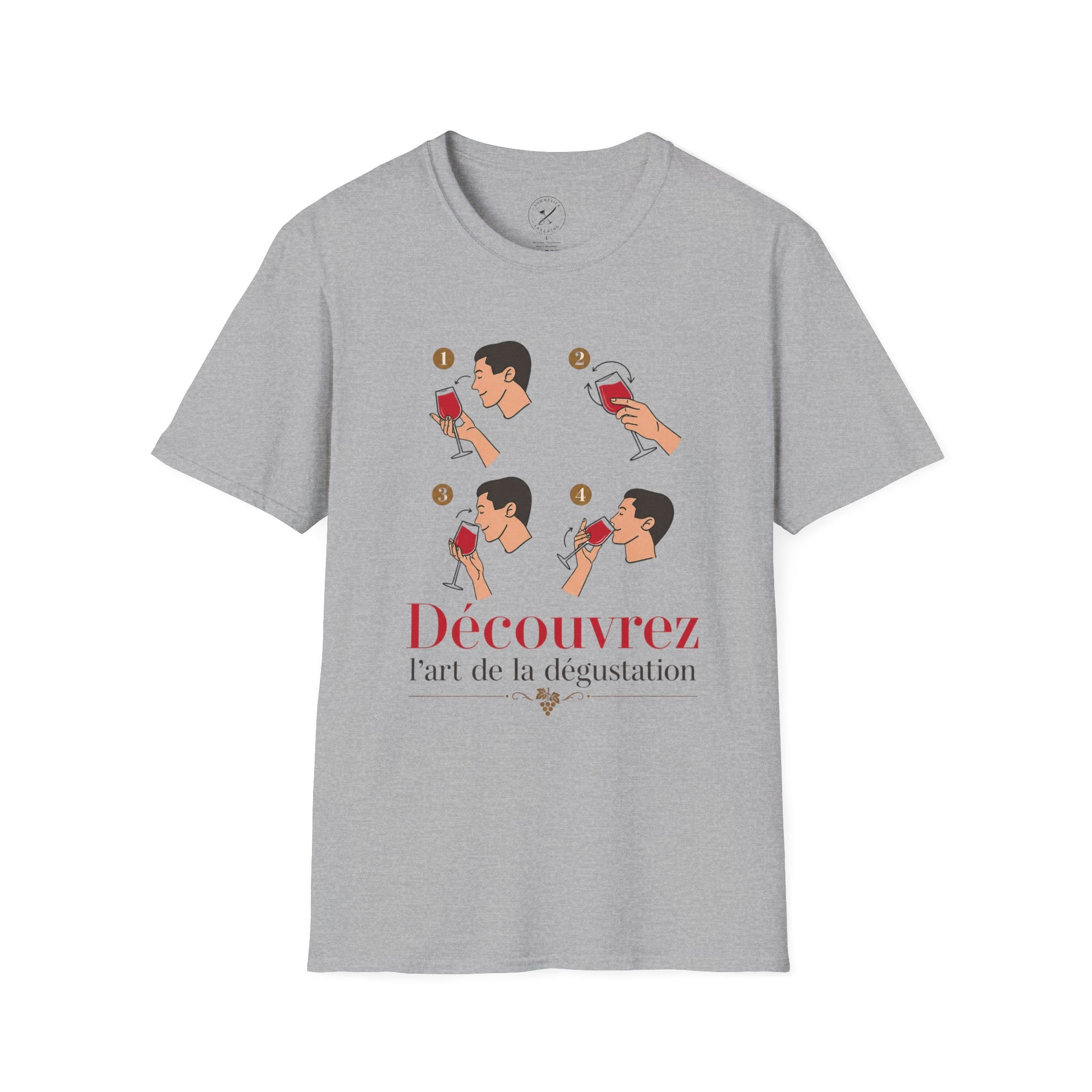 Wine Tasting  T-shirt | Découverte l'art de la dégustation T-Shirt | Wine Tasting Illustration