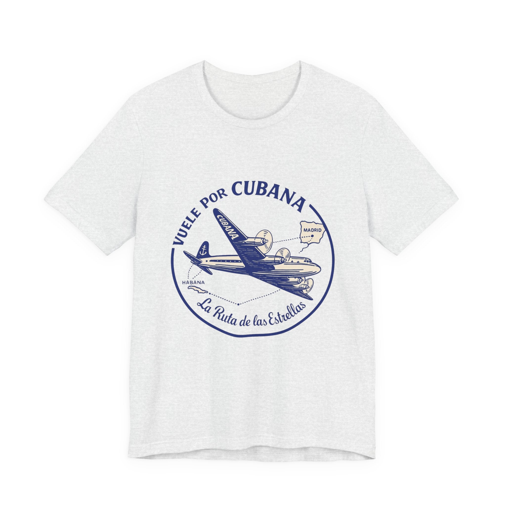 Vintage Cubana Travel, Vintage Jet Plane T-Shirt, Perfect Gift for Travelers, Vacation Outfit, Retro Aviation Style