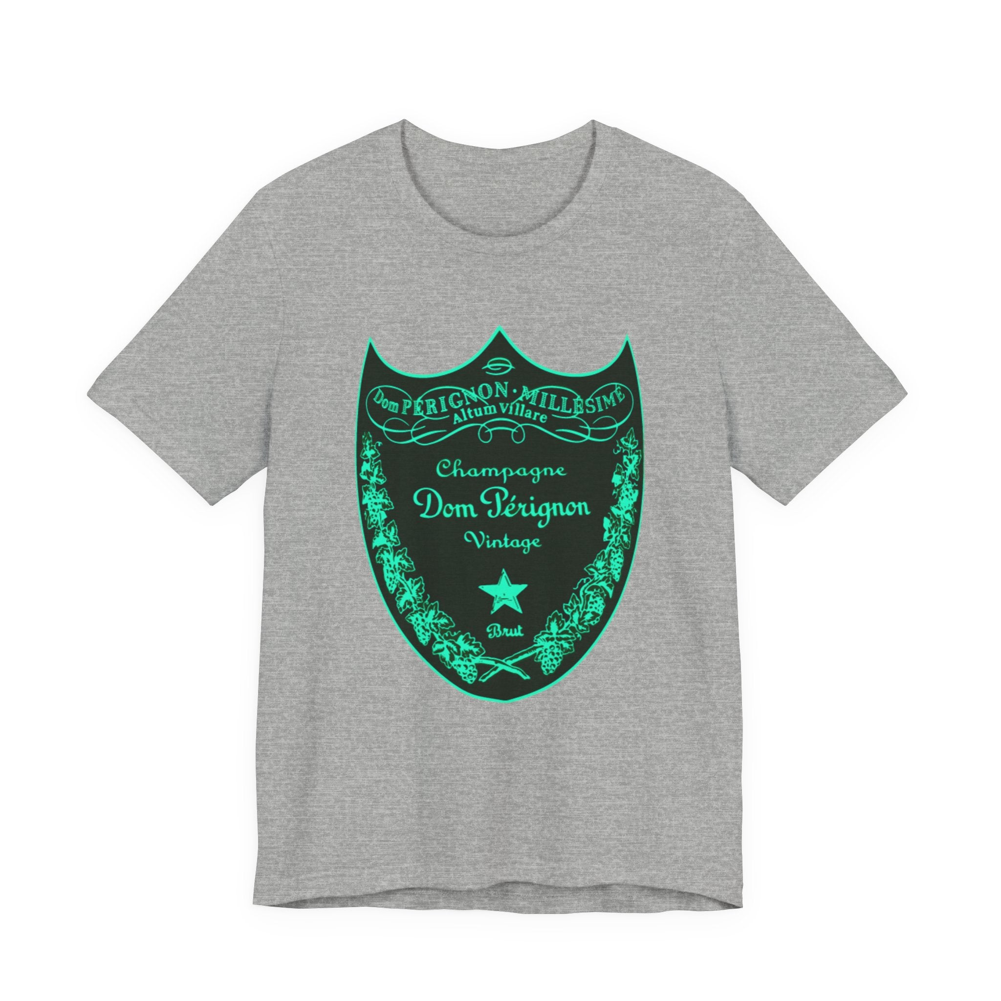 Neon Dom Pérignon Champagne Label  T-Shirt