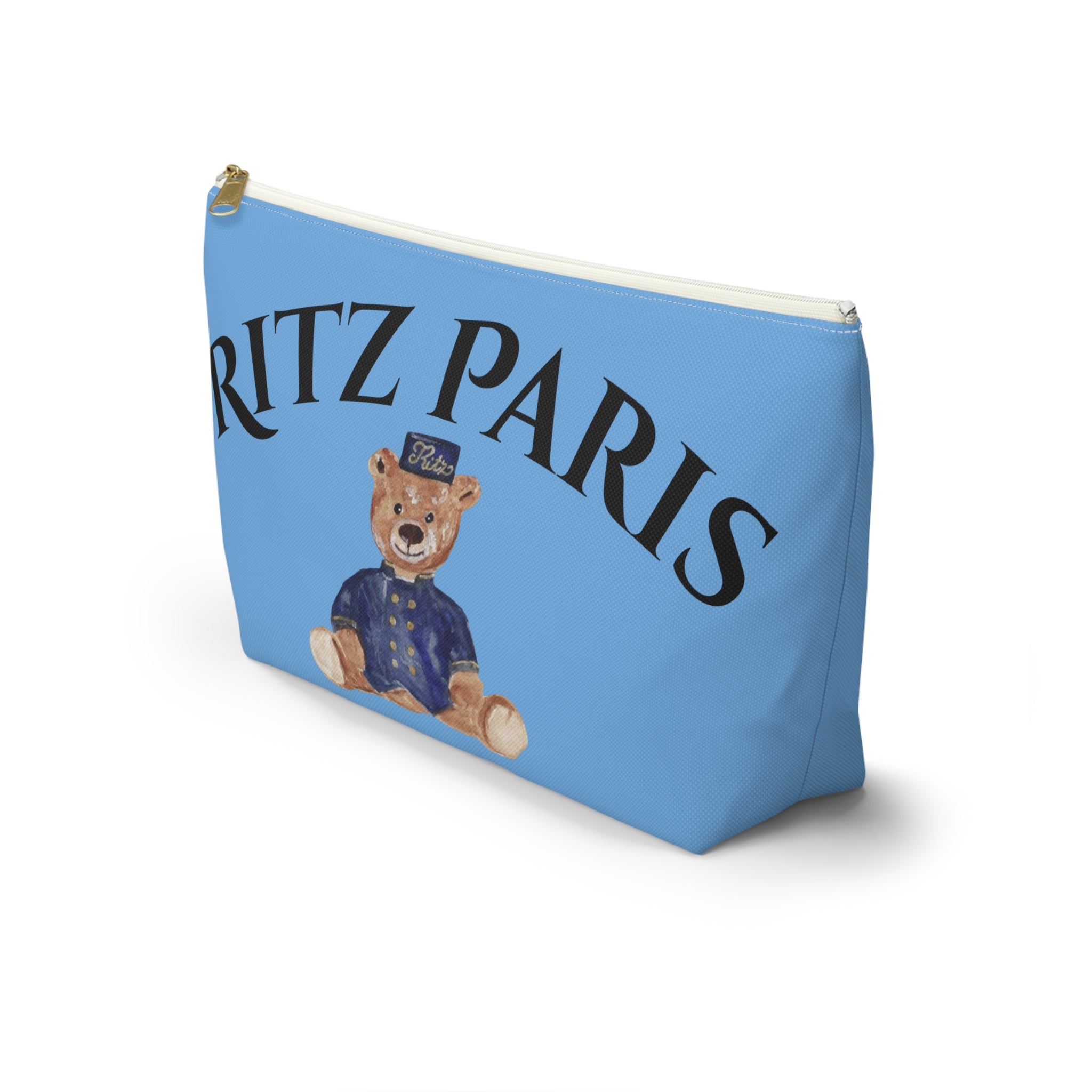 Ritz Paris Teddy Bear Accessory Pouch | Place Vendôme Cosmetic Bag