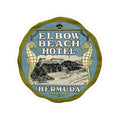 Elbow Beach Hotel Bermuda Vinyl Sticker | Vintage Travel Label