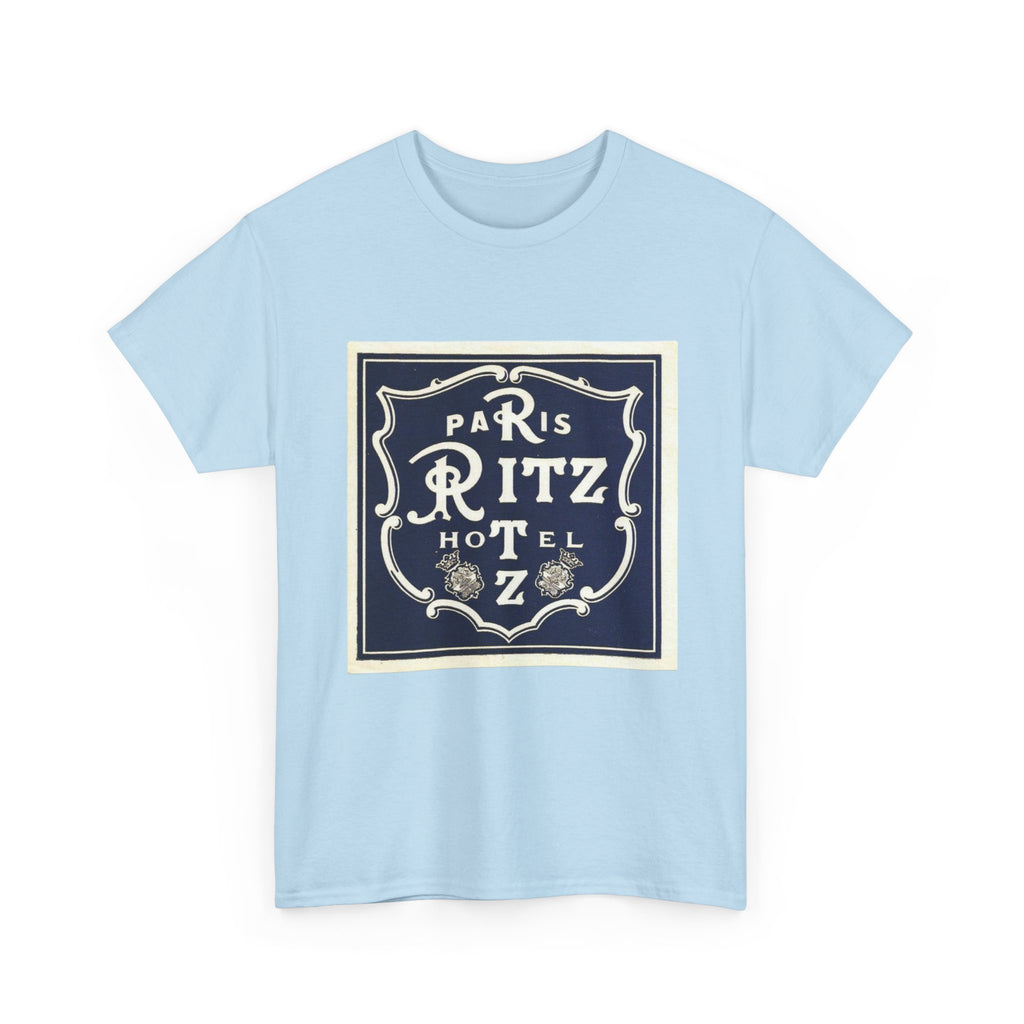 Paris Ritz Hotel Logo T-shirt, Vintage French Travel