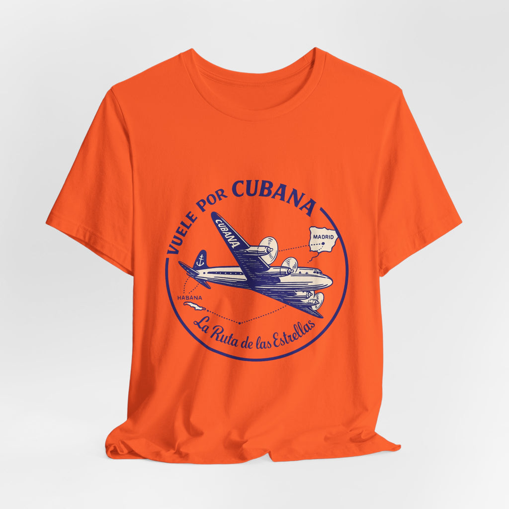 Vintage Cubana Travel, Vintage Jet Plane T-Shirt, Perfect Gift for Travelers, Vacation Outfit, Retro Aviation Style