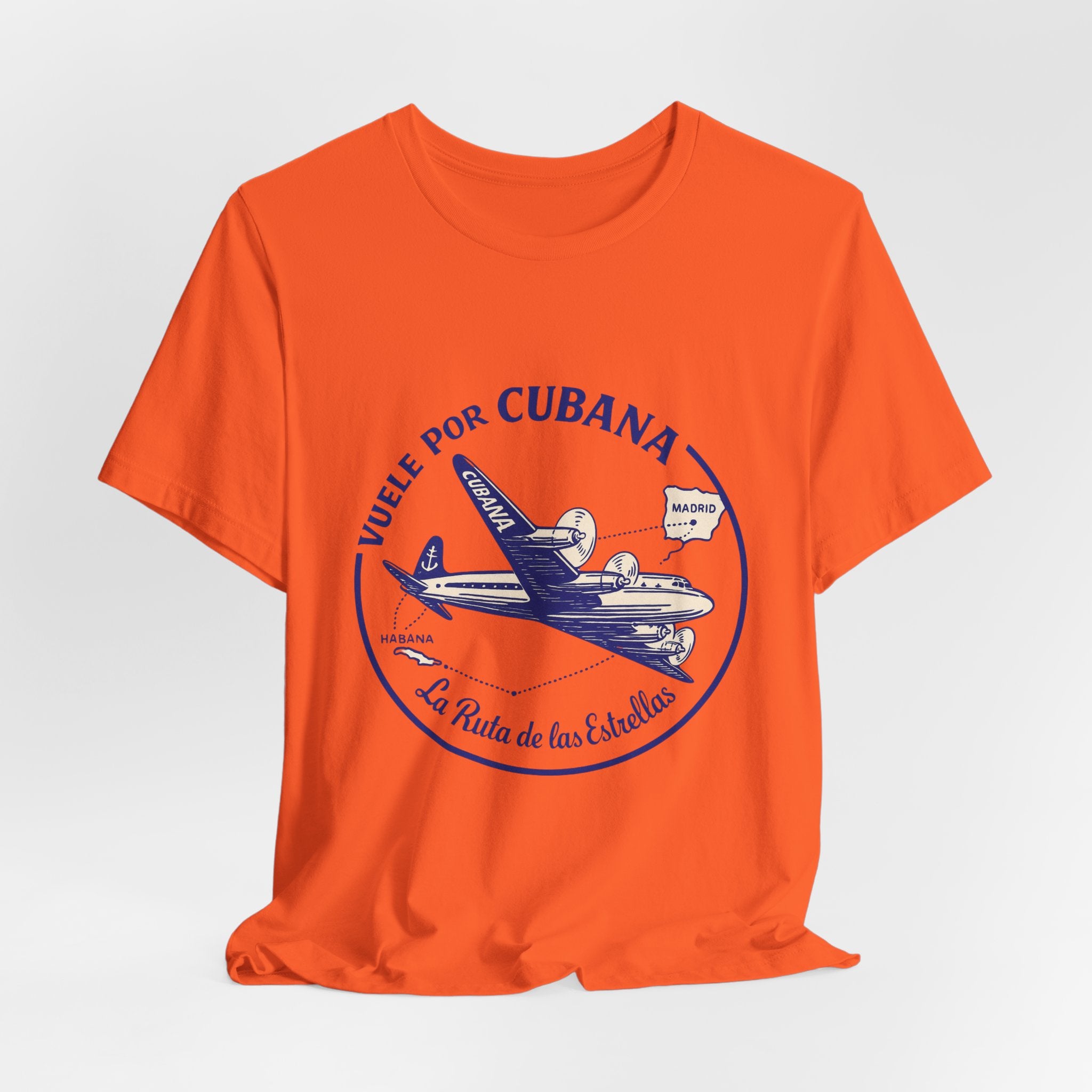 Vintage Cubana Travel, Vintage Jet Plane T-Shirt, Perfect Gift for Travelers, Vacation Outfit, Retro Aviation Style