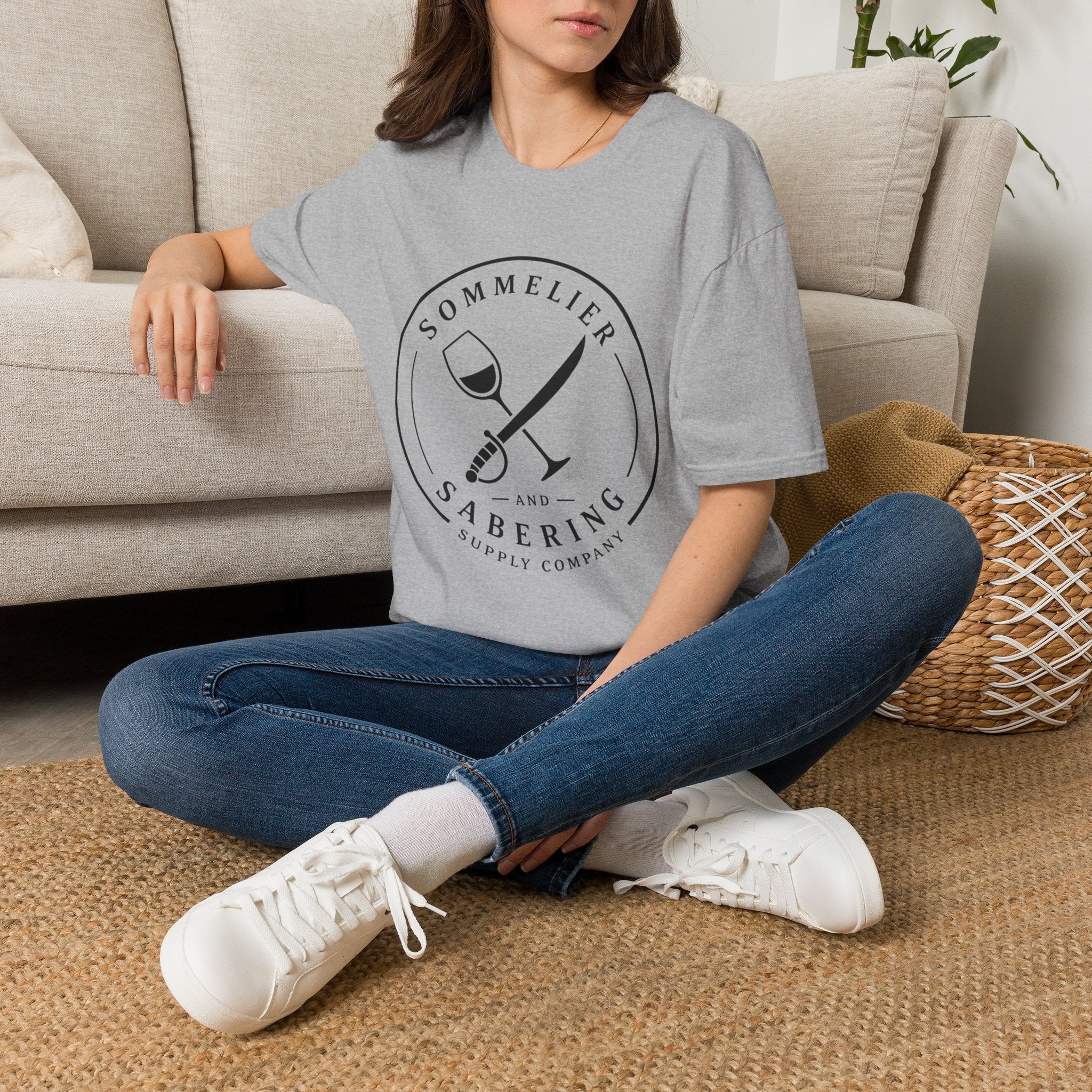 Sommelier and Sabering logo T-Shirt