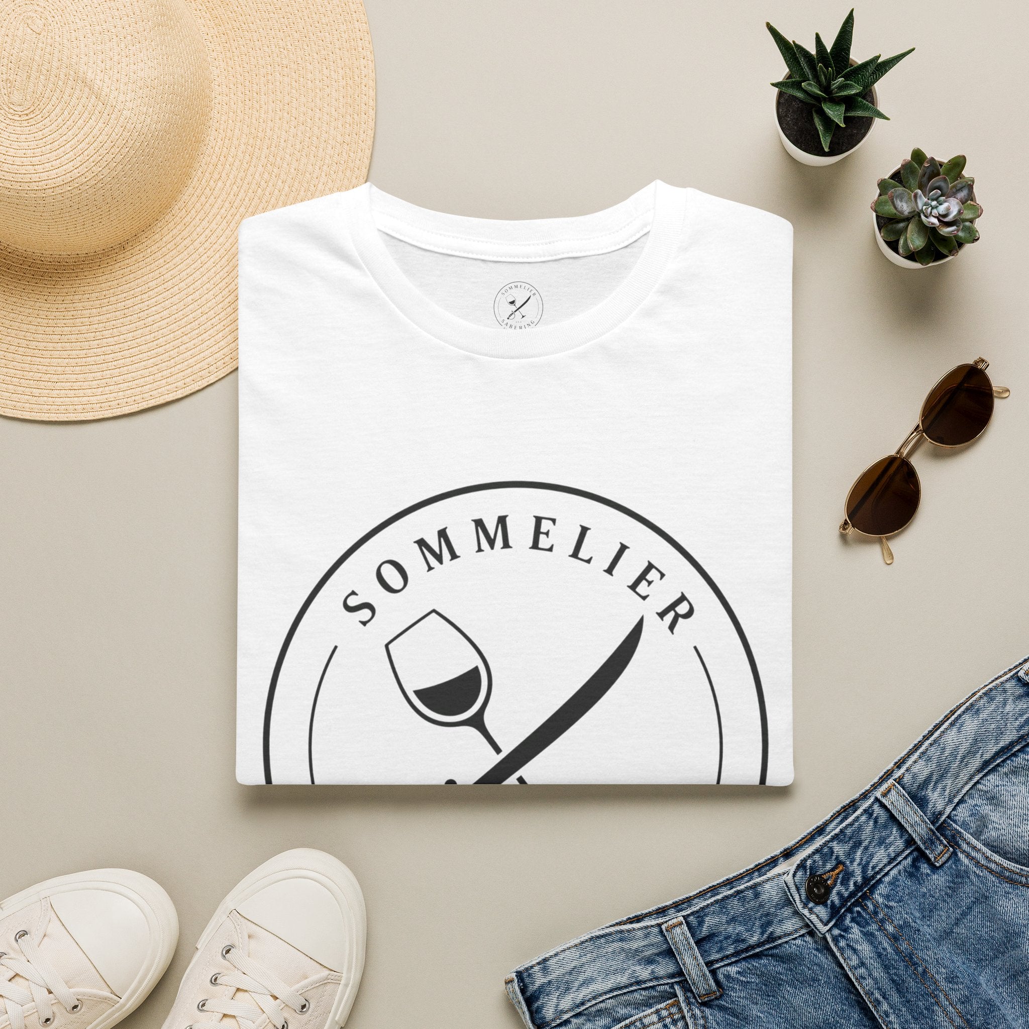 Sommelier and Sabering logo T-Shirt