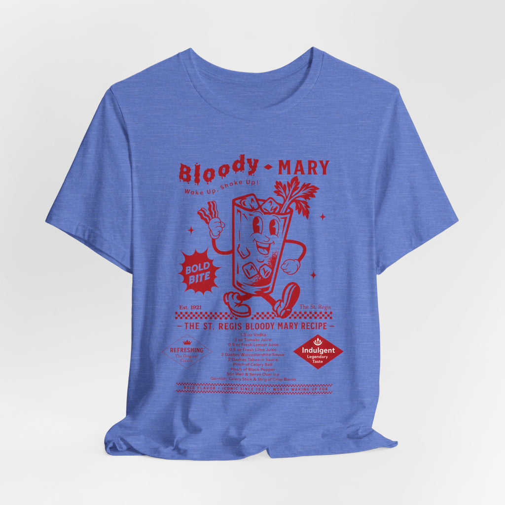 Bloody Mary cocktail recipe T-Shirt | Vintage St. Regis bar recipe