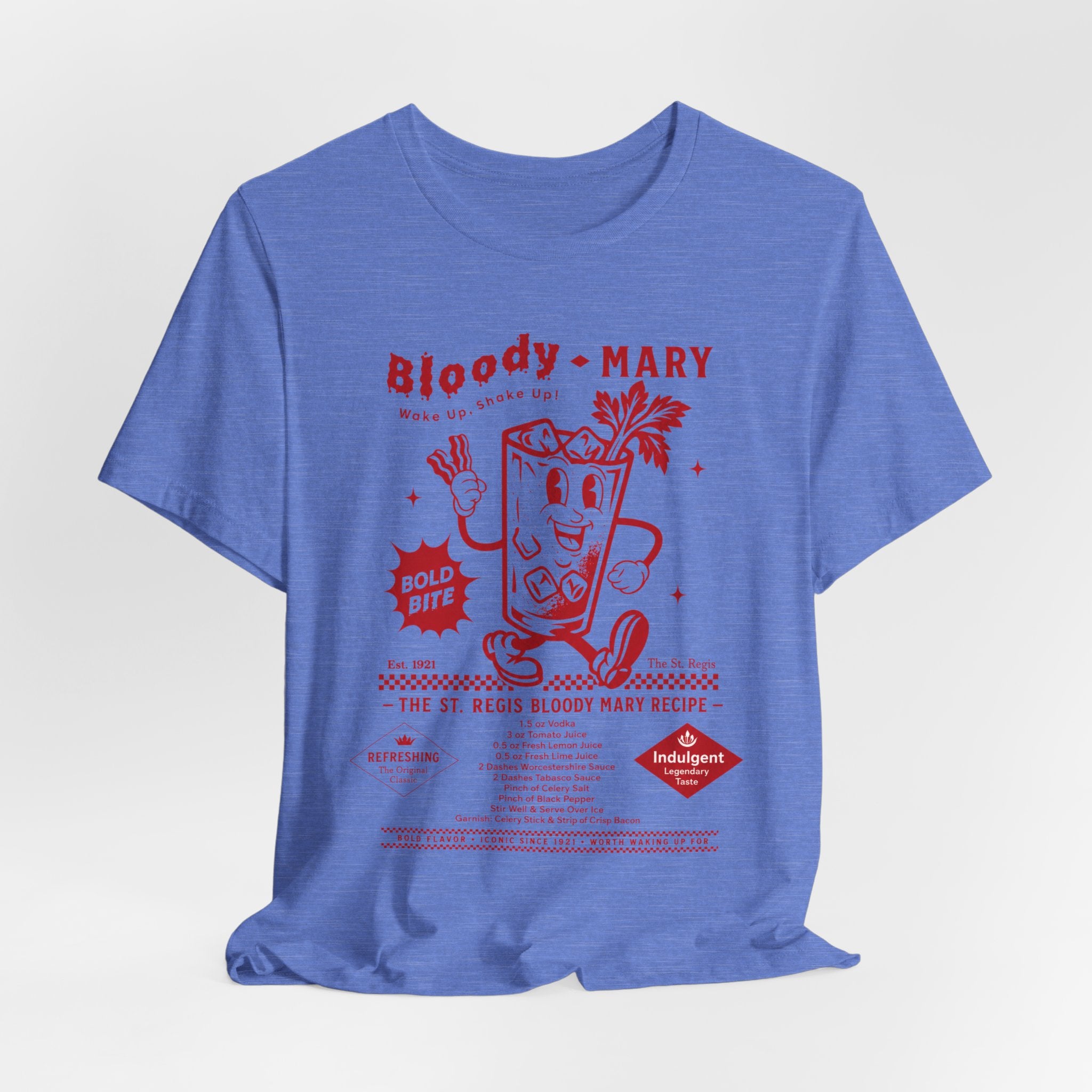 Bloody Mary cocktail recipe T-Shirt | Vintage St. Regis bar recipe