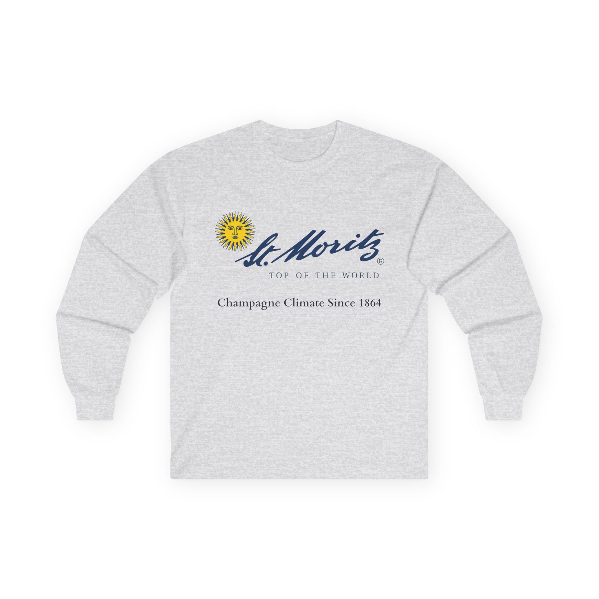 St. Moritz Vintage Logo - Top of the World, Long Sleeve