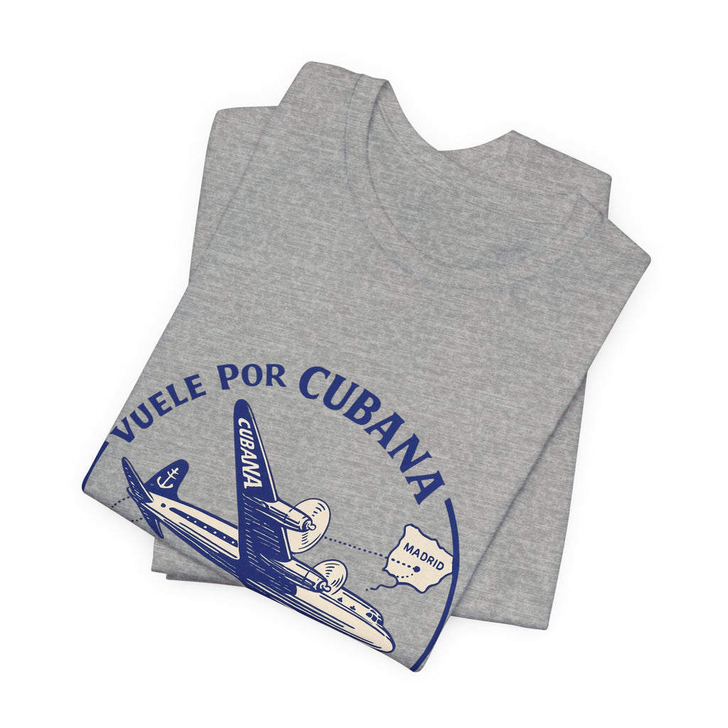 Vintage Cubana Travel, Vintage Jet Plane T-Shirt, Perfect Gift for Travelers, Vacation Outfit, Retro Aviation Style