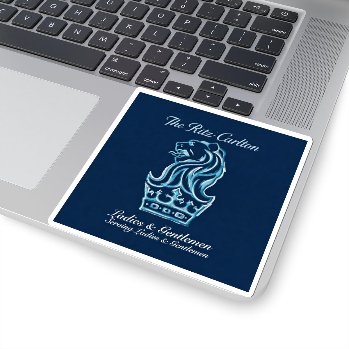 Ritz-Carlton Vinyl Sticker, Ladies and Gentlemen serving Ladies and Gentlemen
