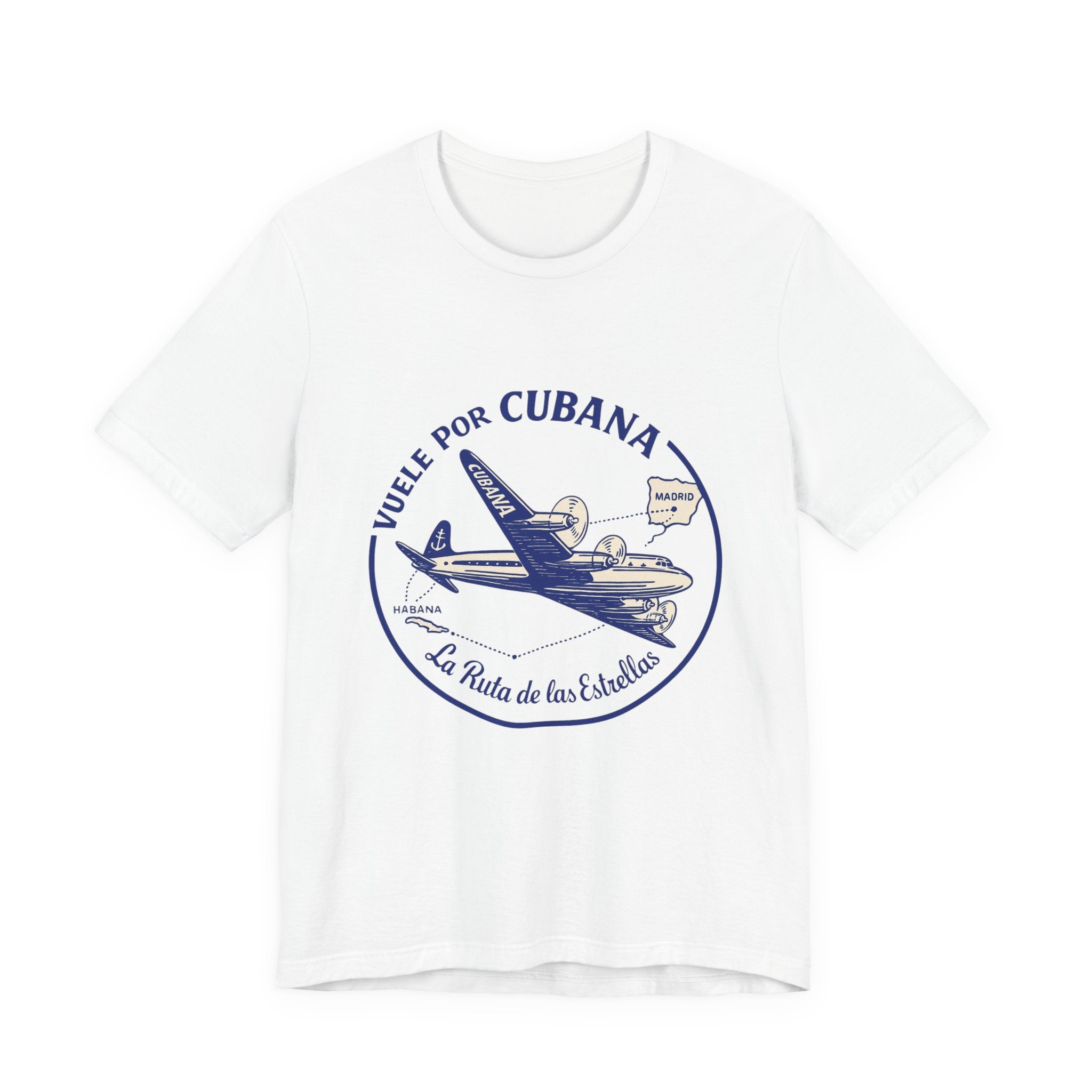 Vintage Cubana Travel, Vintage Jet Plane T-Shirt, Perfect Gift for Travelers, Vacation Outfit, Retro Aviation Style