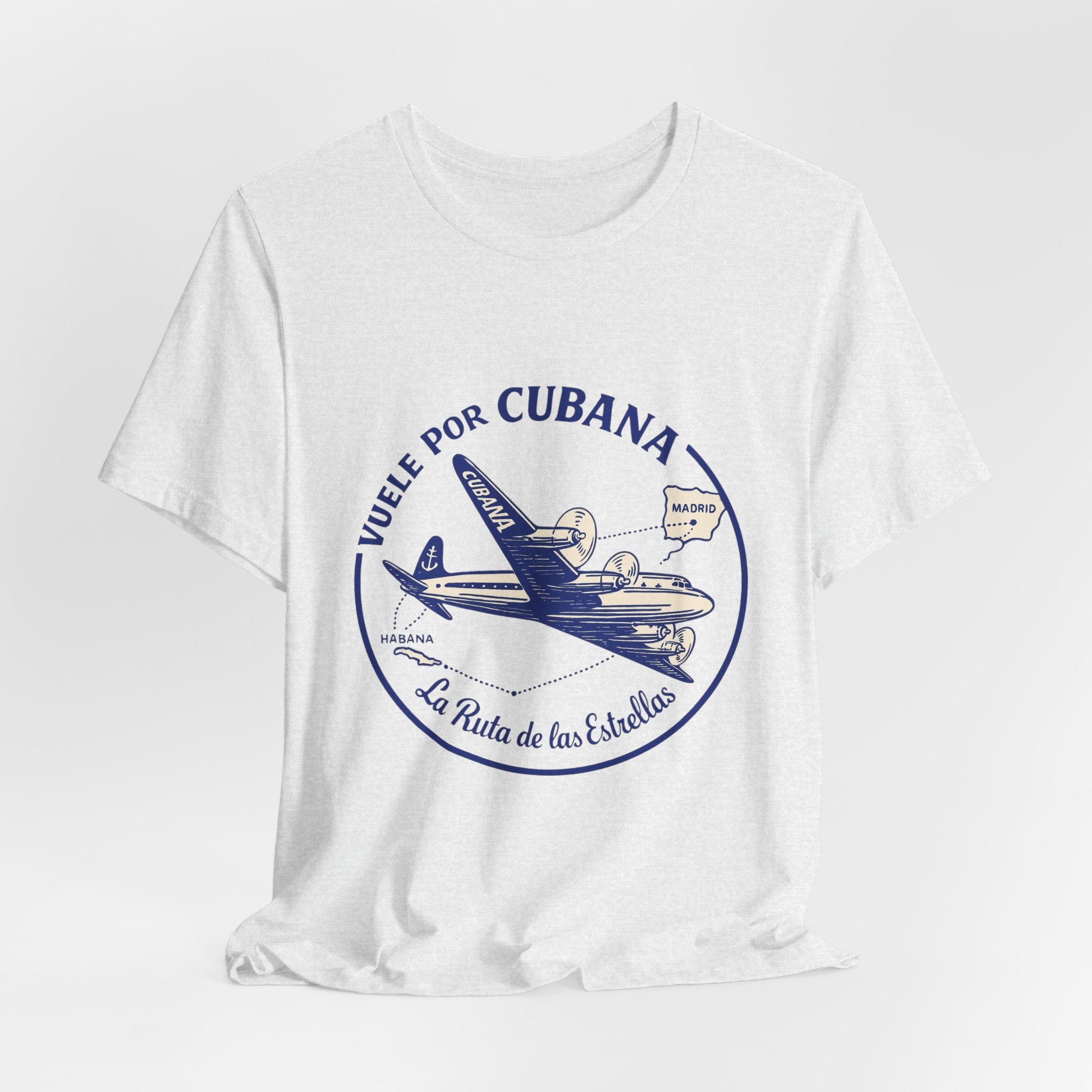 Vintage Cubana Travel, Vintage Jet Plane T-Shirt, Perfect Gift for Travelers, Vacation Outfit, Retro Aviation Style