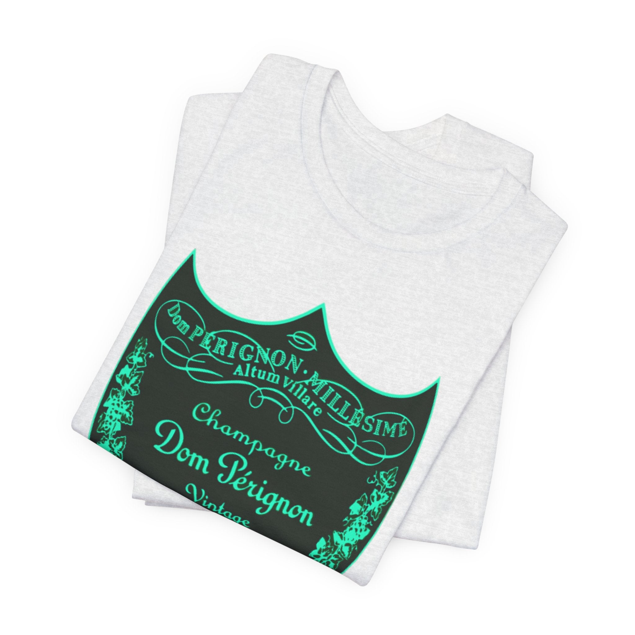 Neon Dom Pérignon Champagne Label  T-Shirt