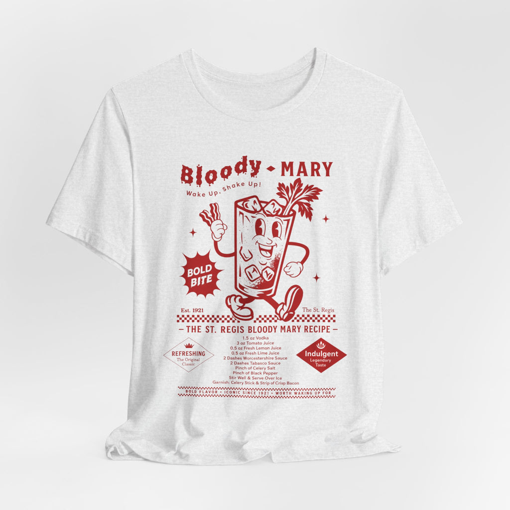 Bloody Mary cocktail recipe T-Shirt | Vintage St. Regis bar recipe