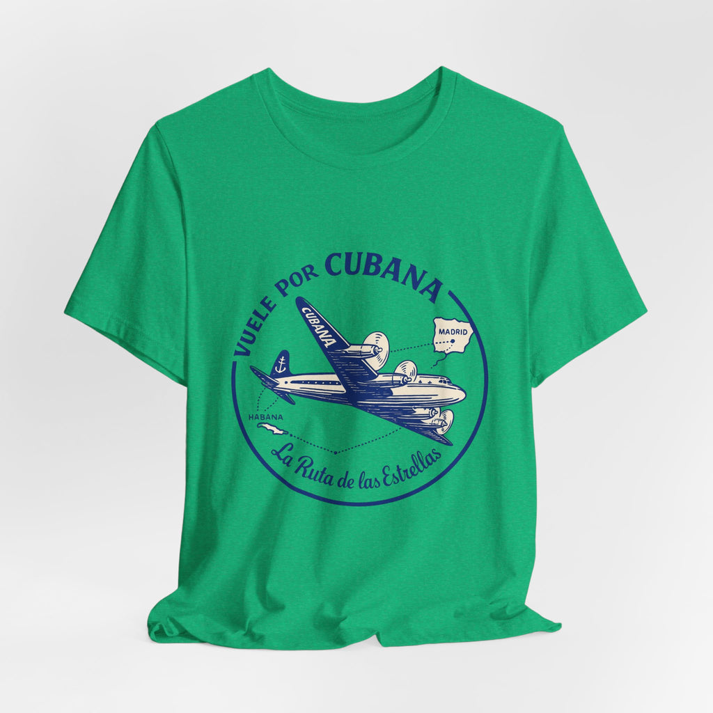 Vintage Cubana Travel, Vintage Jet Plane T-Shirt, Perfect Gift for Travelers, Vacation Outfit, Retro Aviation Style