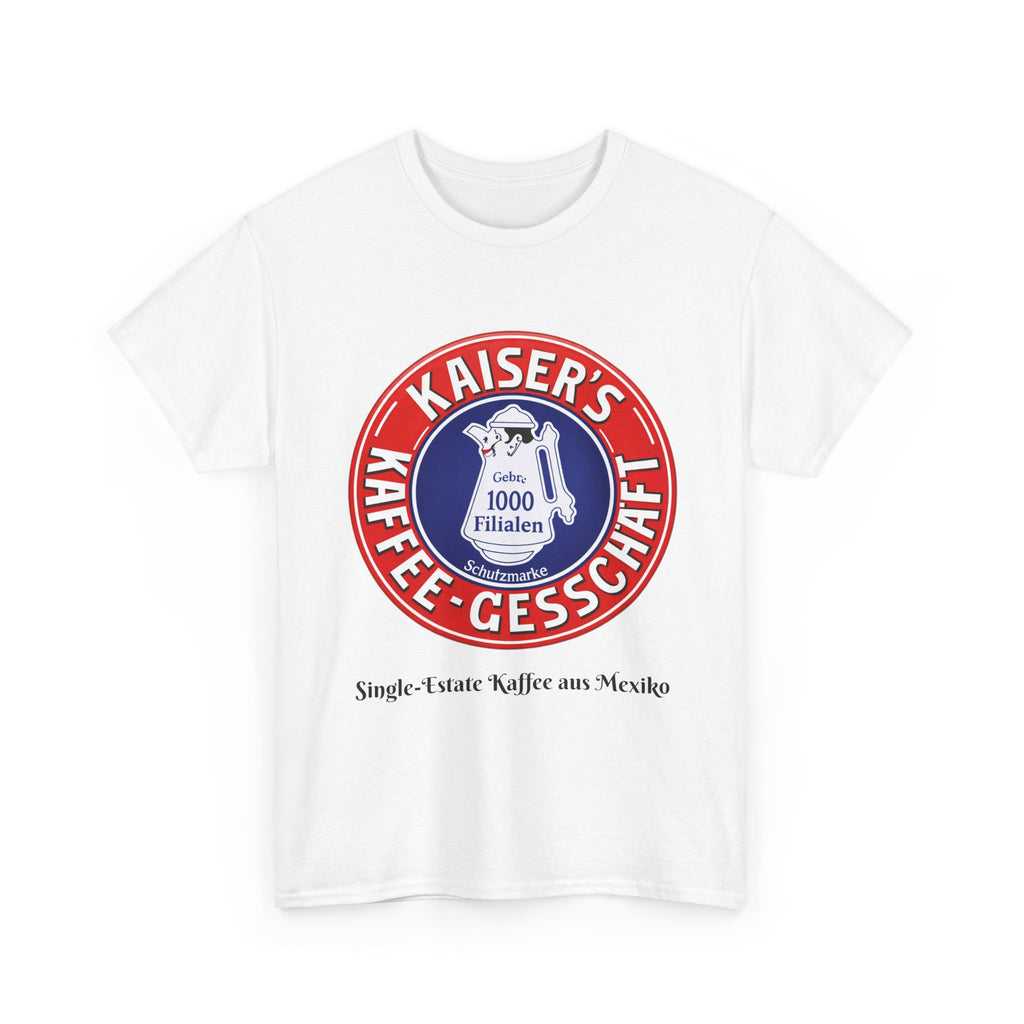 WWII German Kaiser's Kaffee-Geschäft logo T-Shirt | Vintage German Coffee Badge T-Shirt