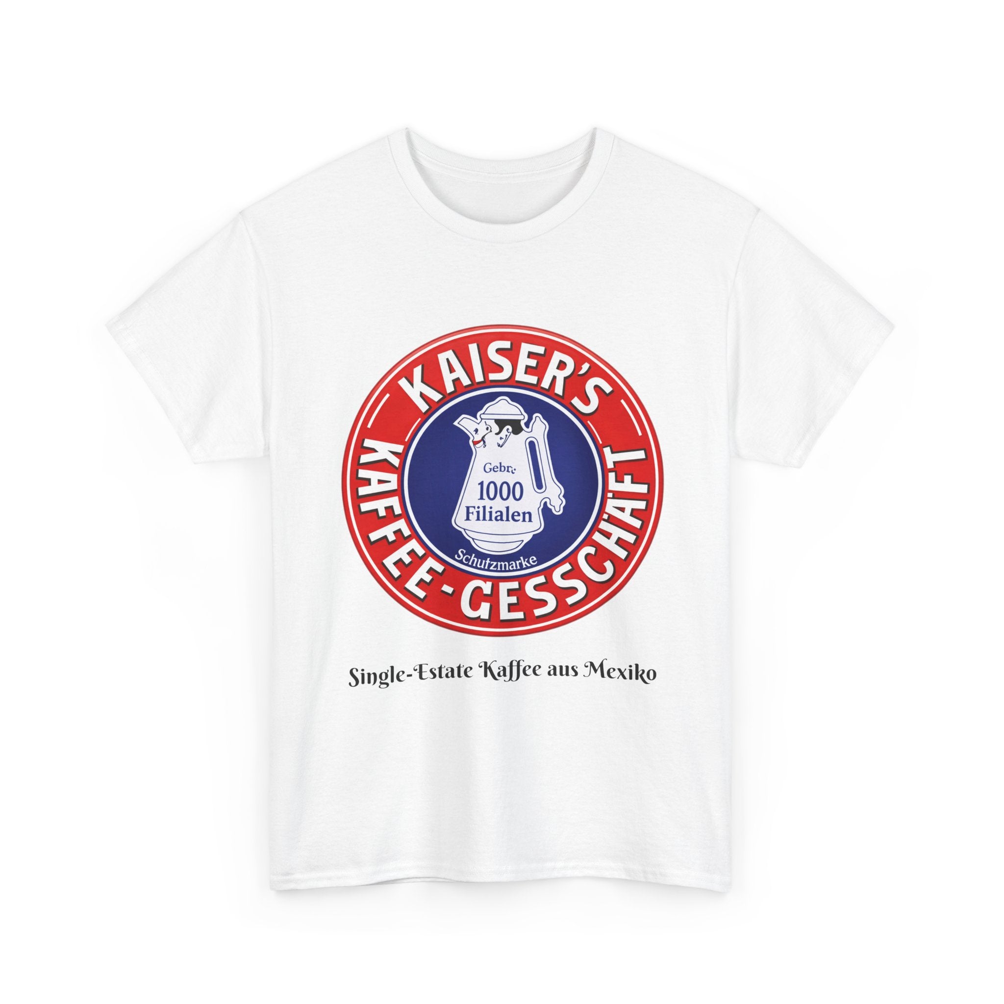WWII German Kaiser's Kaffee-Geschäft logo T-Shirt | Vintage German Coffee Badge T-Shirt