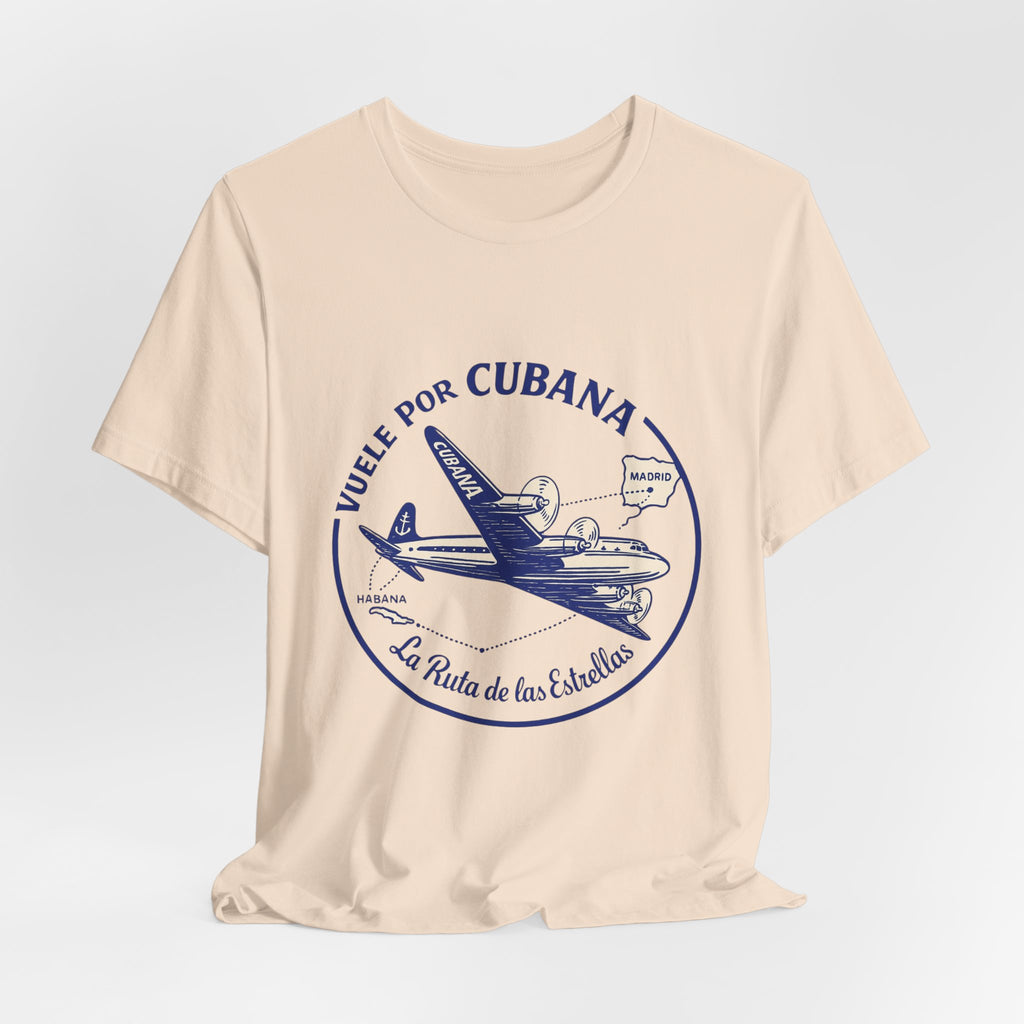 Vintage Cubana Travel, Vintage Jet Plane T-Shirt, Perfect Gift for Travelers, Vacation Outfit, Retro Aviation Style