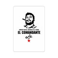 El Comandante Che Vinyl sticker | Guevara portrait, cigar, red star